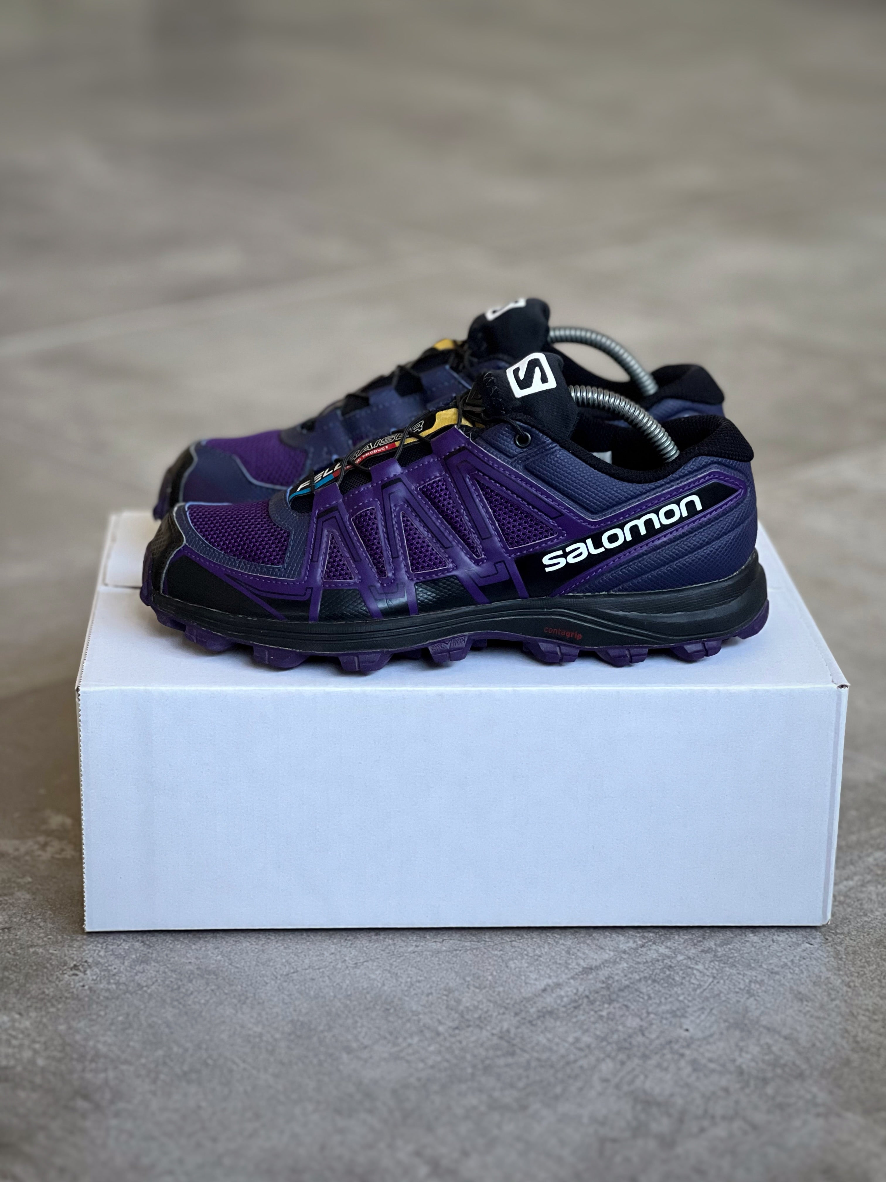 Purple Salomon Trail Running Pro Woman