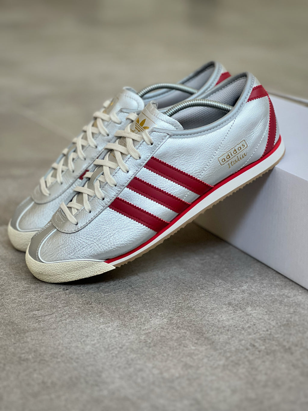 Adidas Italia Silver & Red