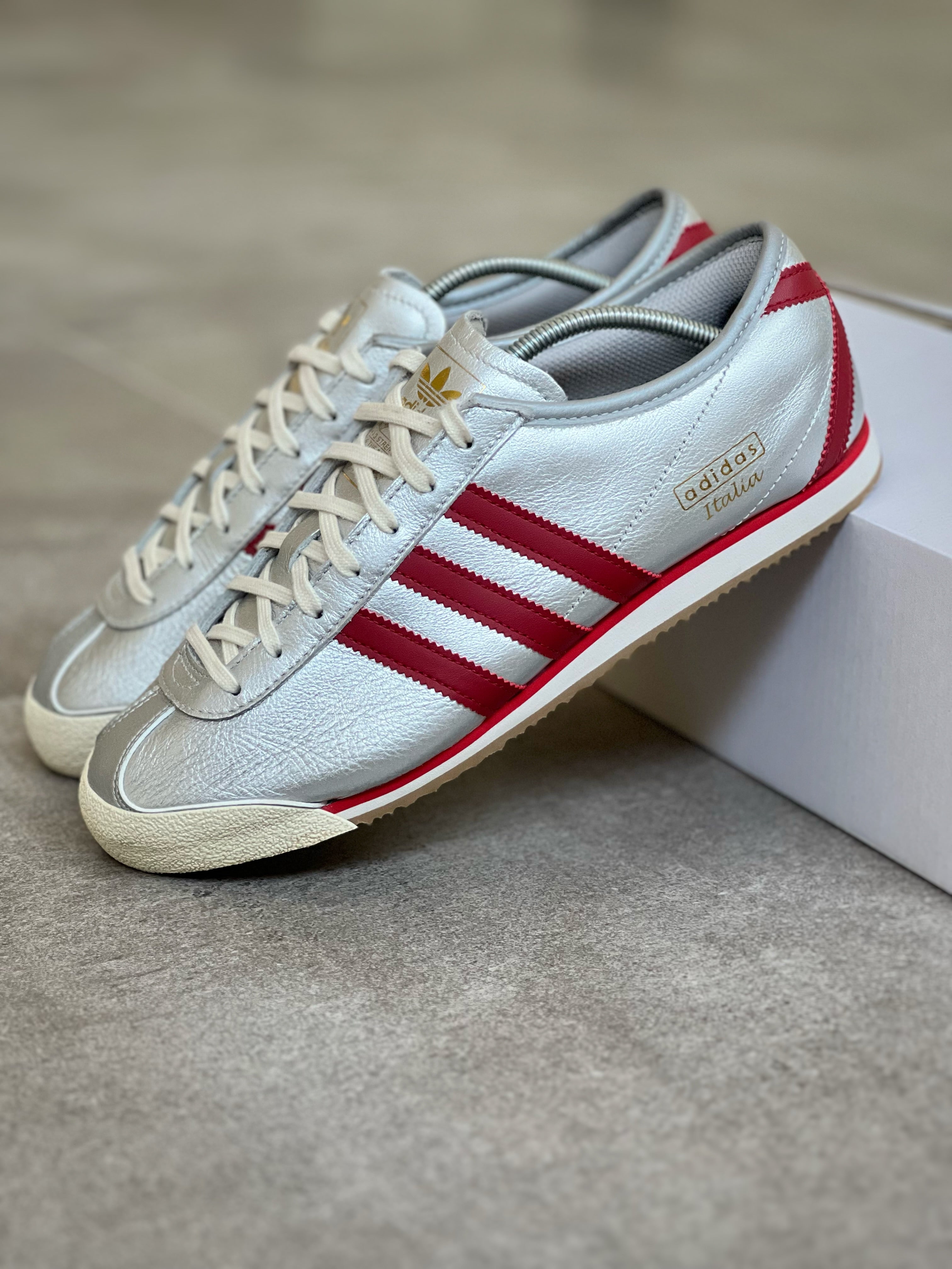 Adidas Italia Silver & Red