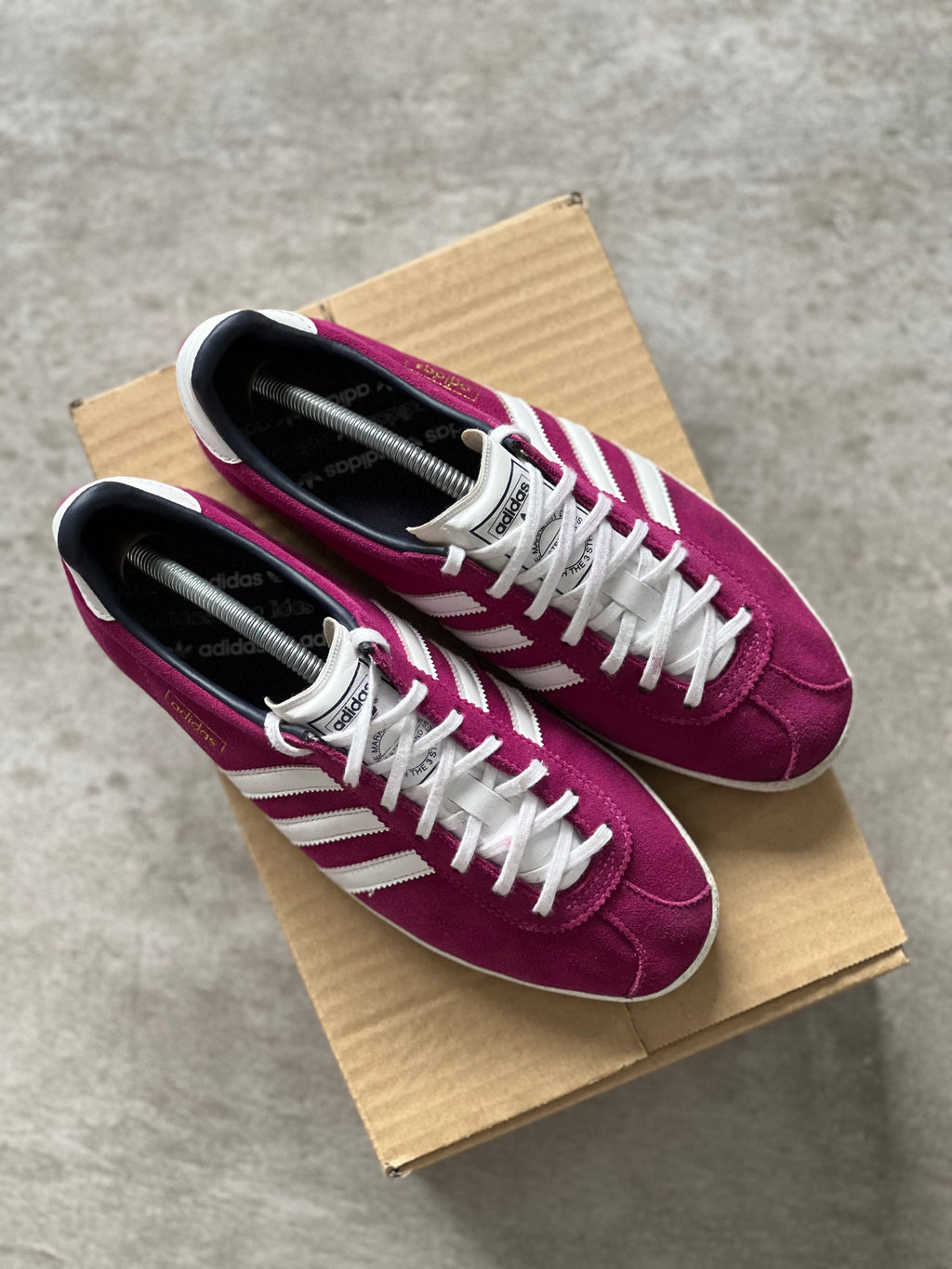Talla 39 1/3 | Adidas Gazelle 2000’s pink / white