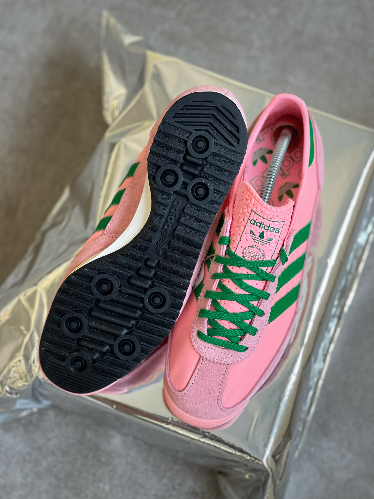 Zapatillas Adidas SL 72 Mujer - Rosas y Verdes