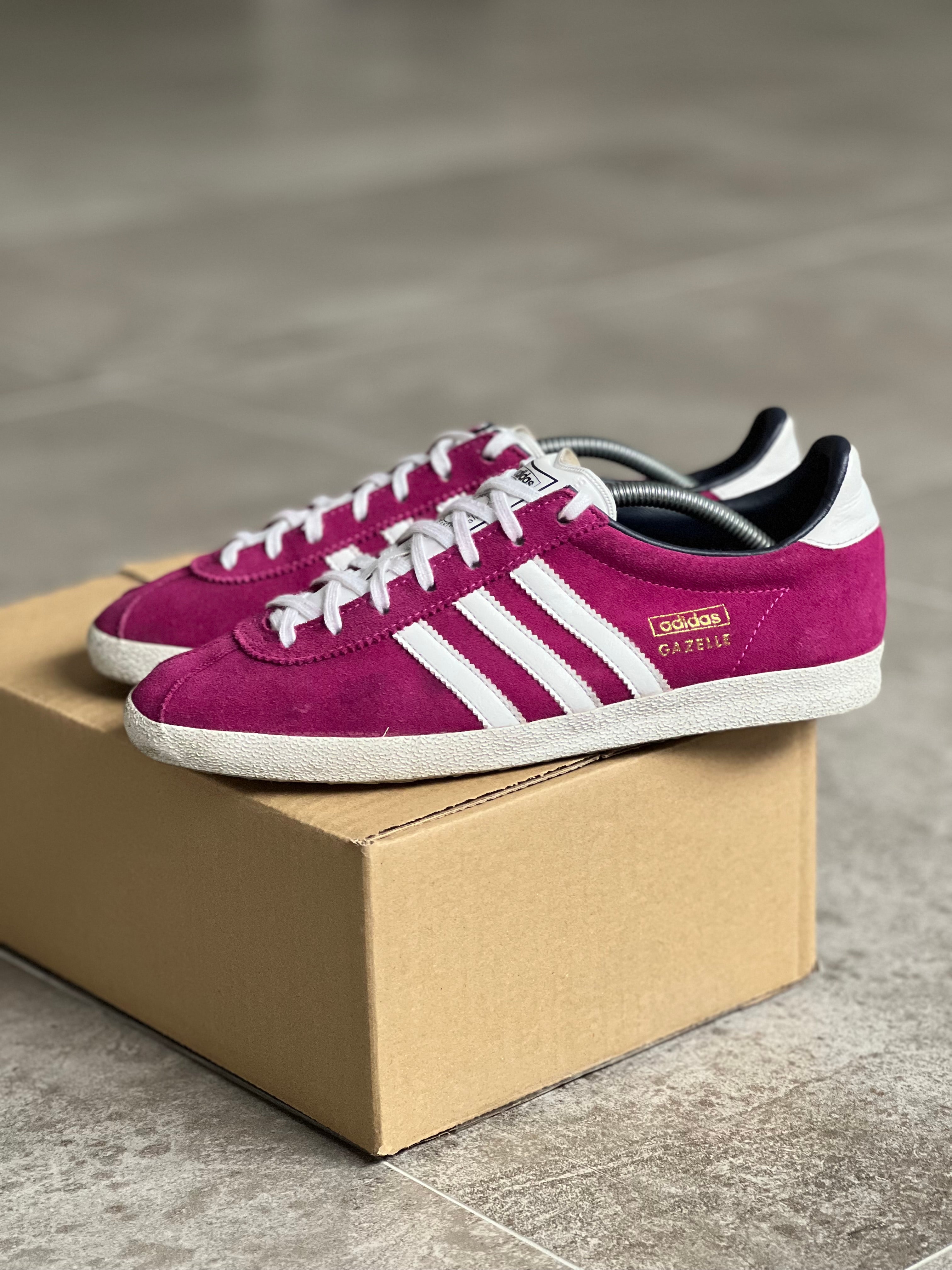 Size 39 1/3 | Adidas Gazelle 2000's pink / white