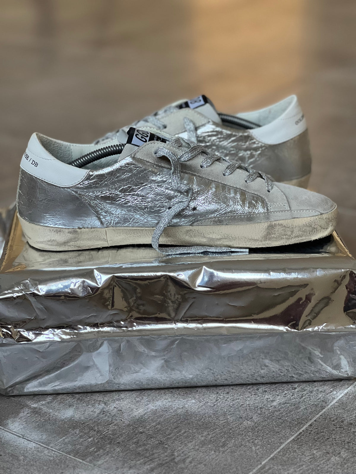 Golden Goose Superstar Silver