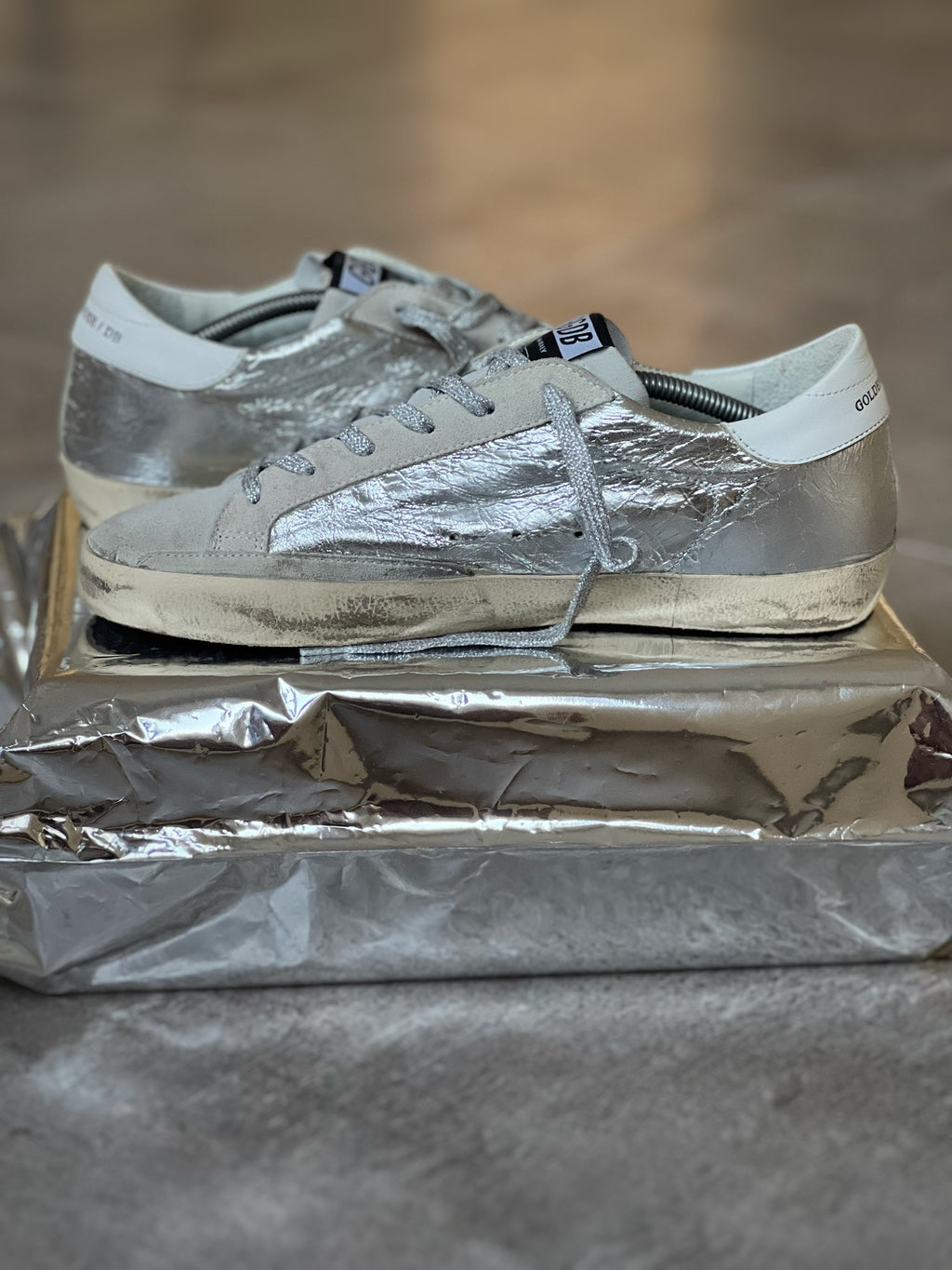 Golden Goose Superstar Silver