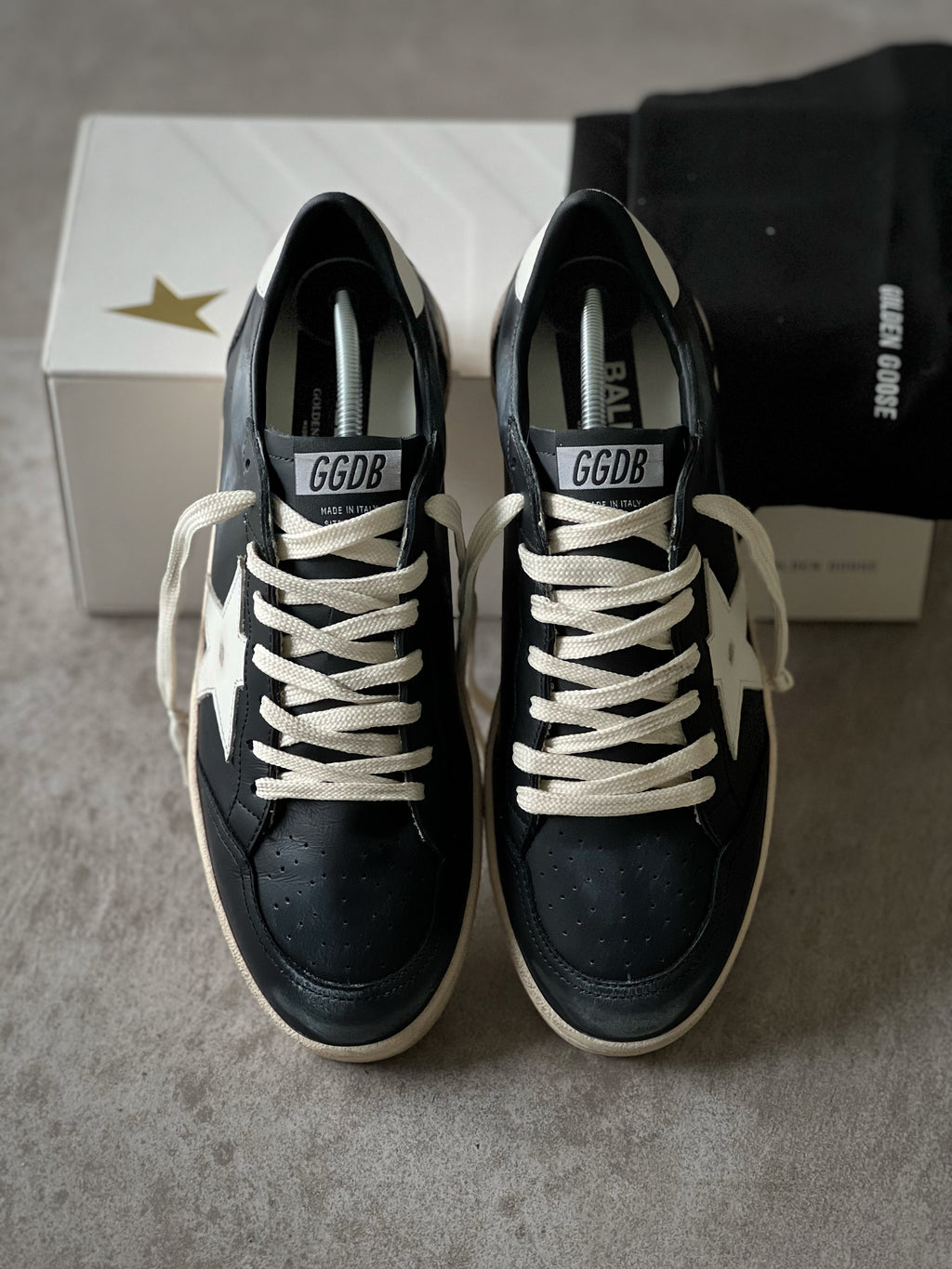Talla 41 | Golden Goose Ball Star Man Black & White