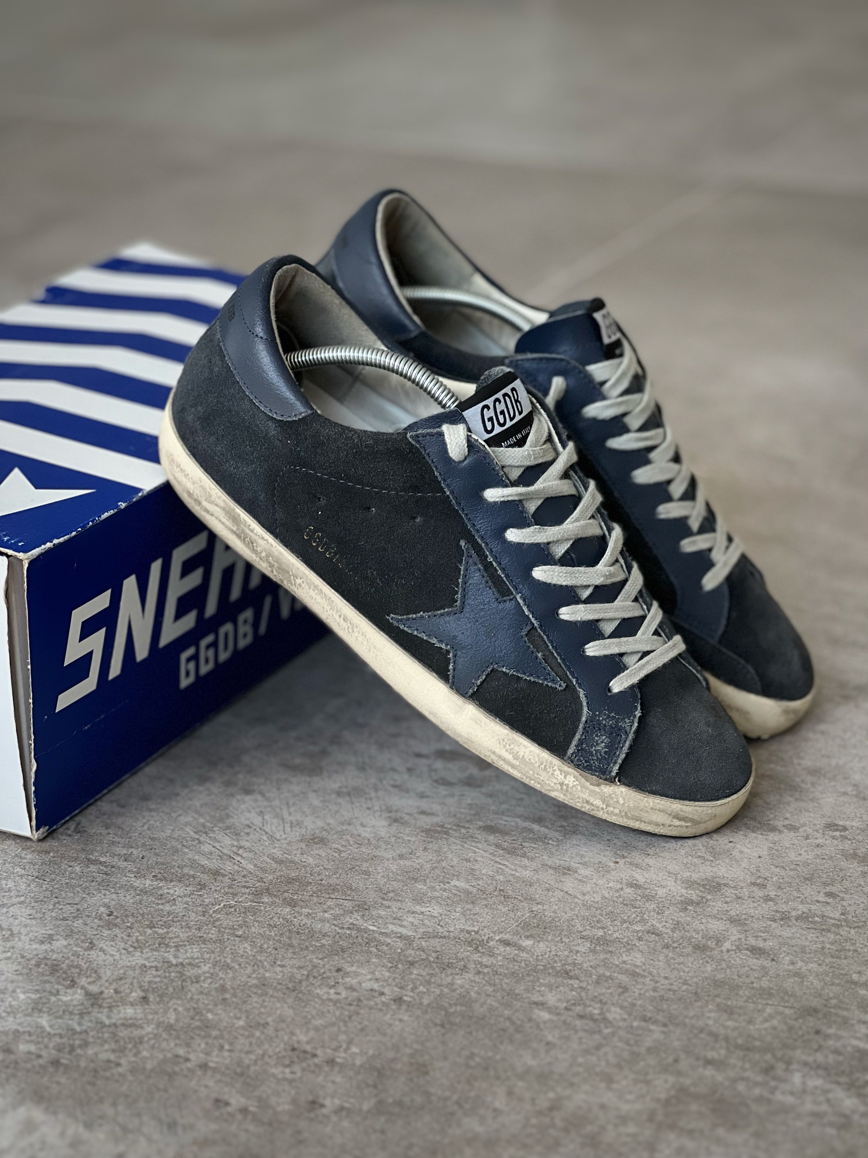Size 41 | Golden Goose Superstar Denim Blue Retro