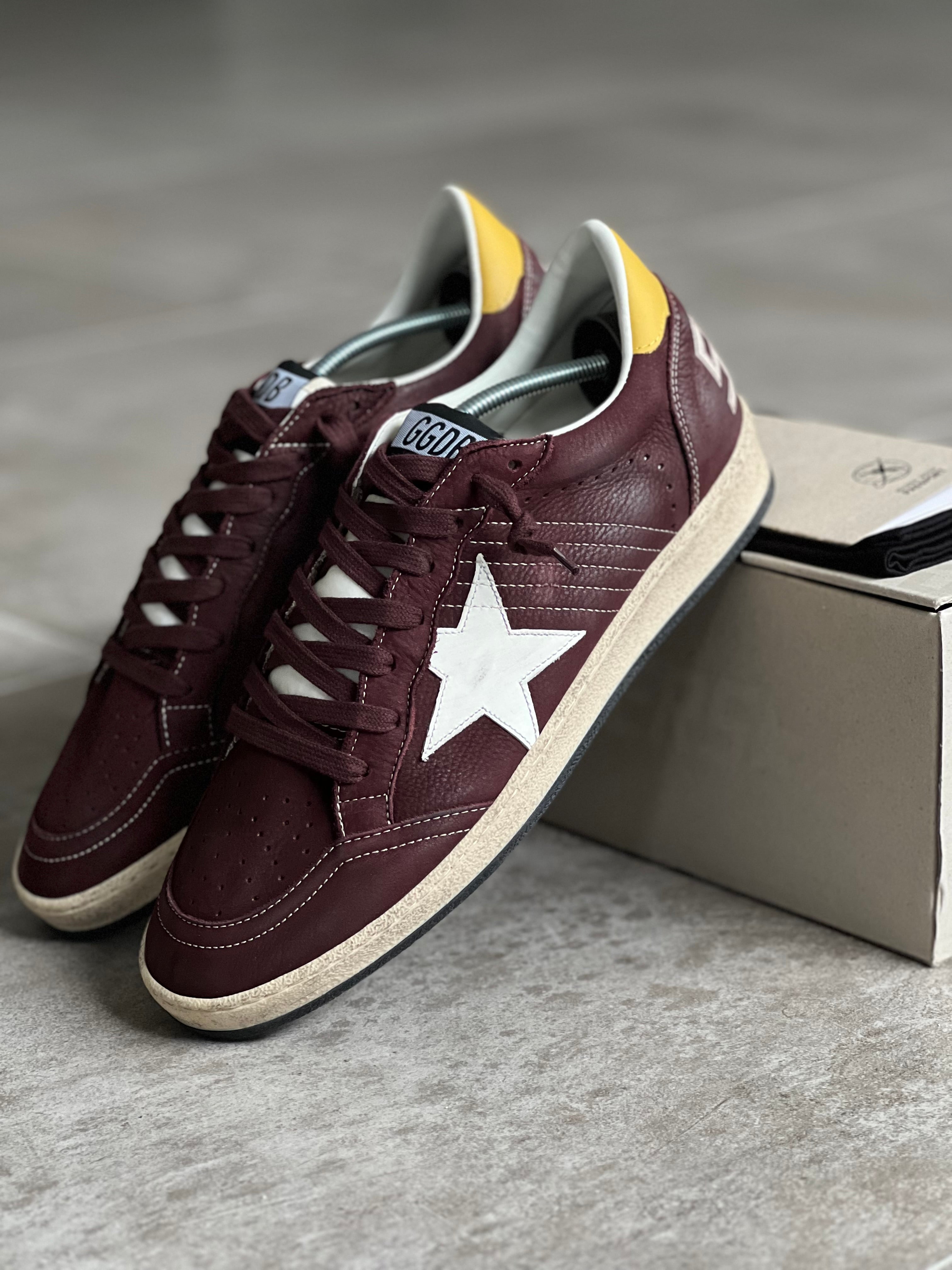 talla 42 | Golden Goose Ball Star Burgundy Man