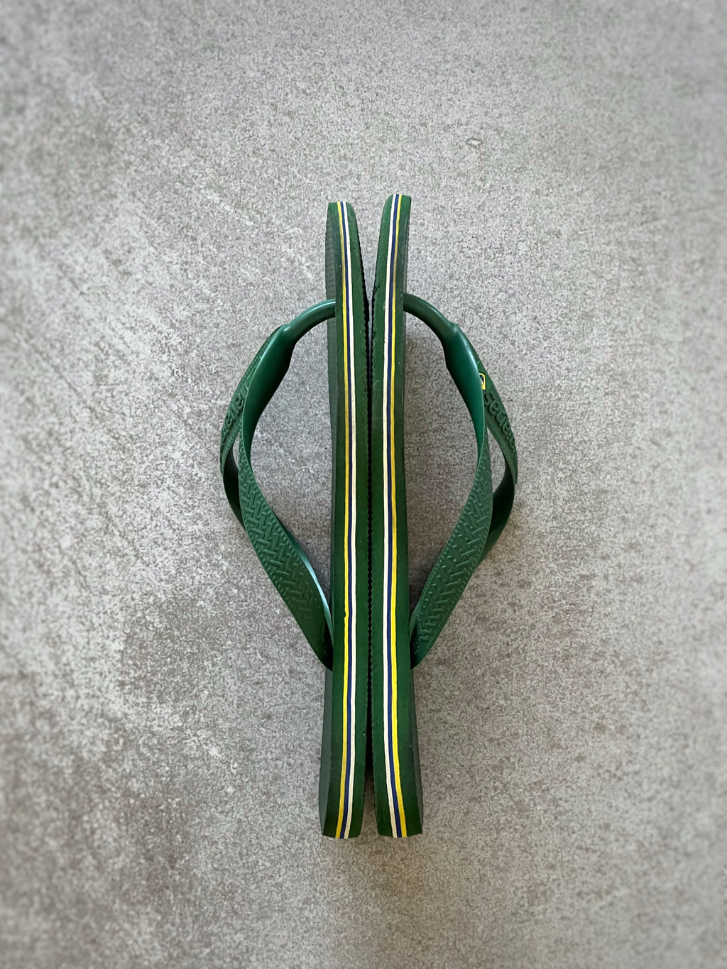 Havaianas Brazil Green Flip Flop Vintage