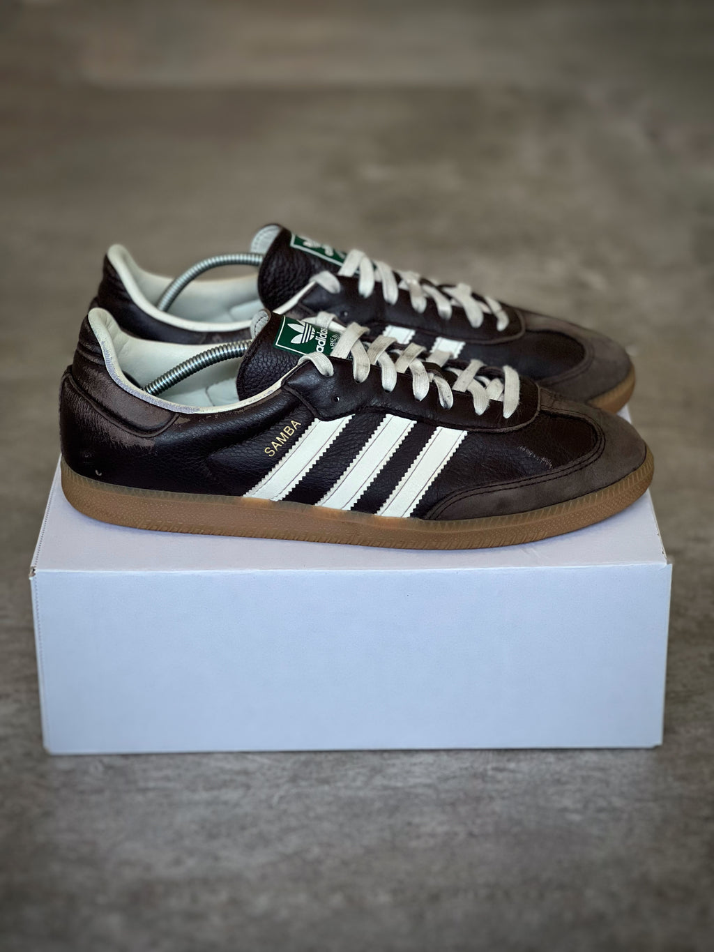 Talla 44 | Adidas Samba Brown & White Man