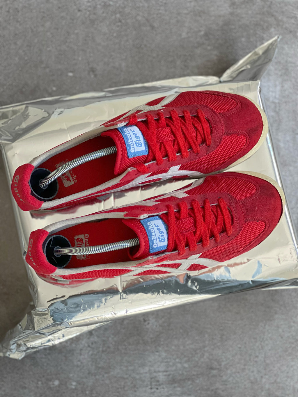 Onitsuka Tiger Mexico Red Retro Style Preloved