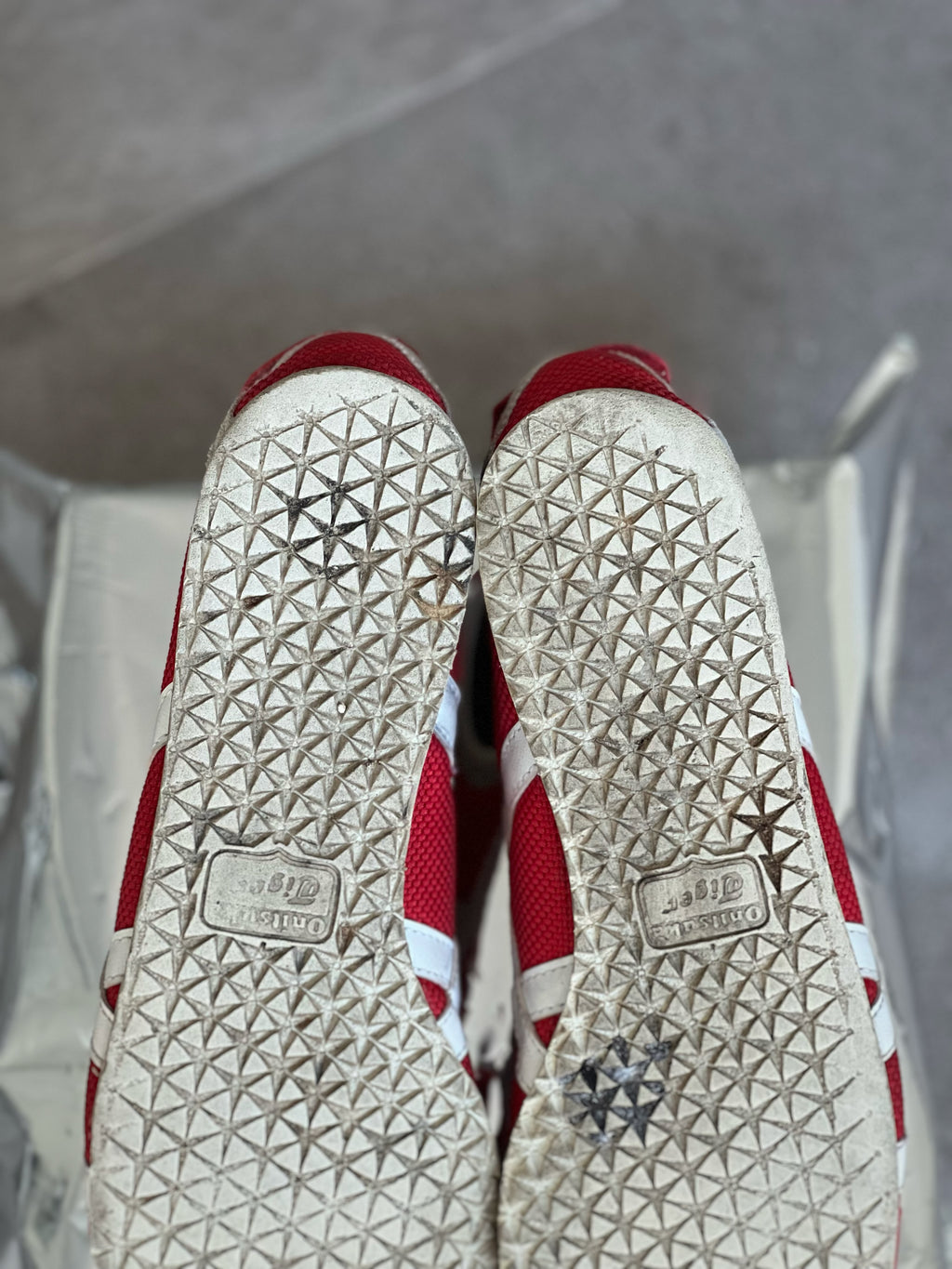 Onitsuka Tiger Mexico Red Retro Style Preloved