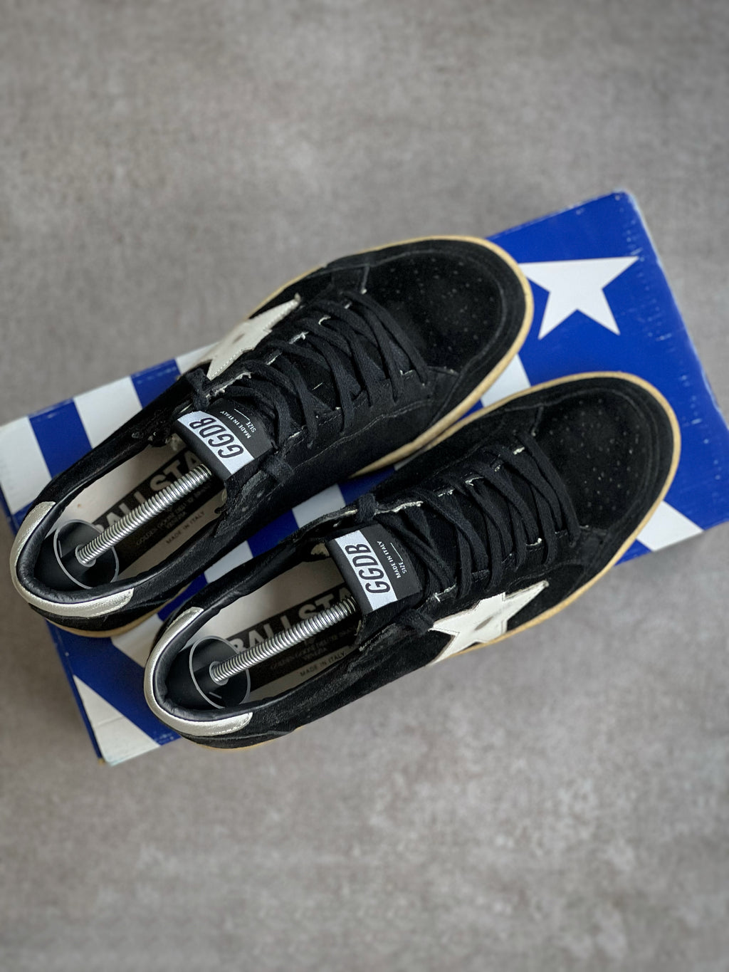 Golden Goose Ball Star Black & White Vtg