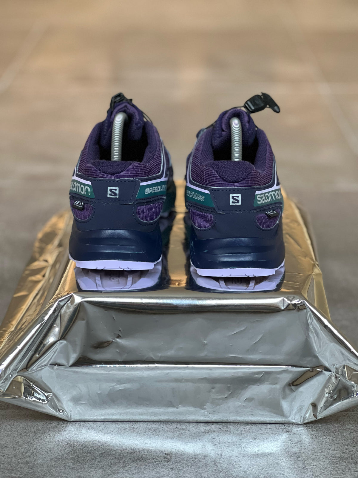 Vintage Women's Purple Salomon Outdoor Trail