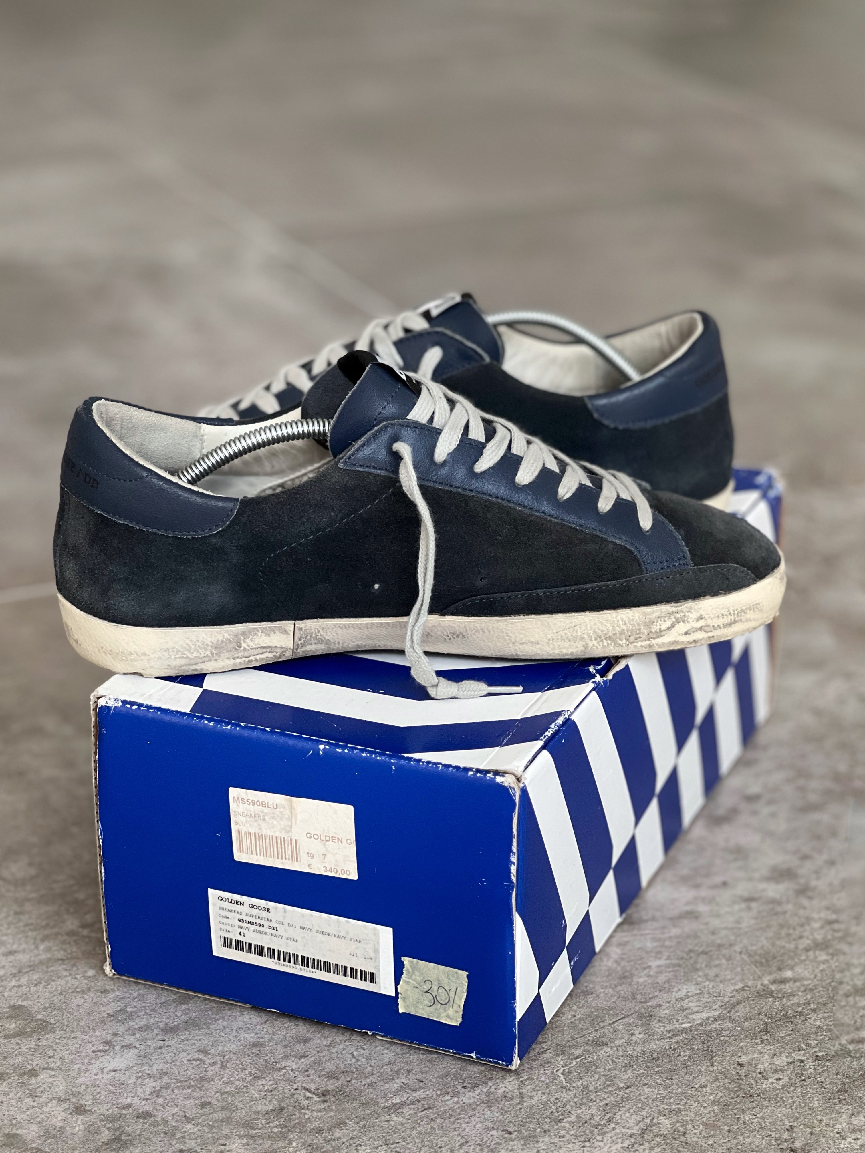 Size 41 | Golden Goose Superstar Denim Blue Retro