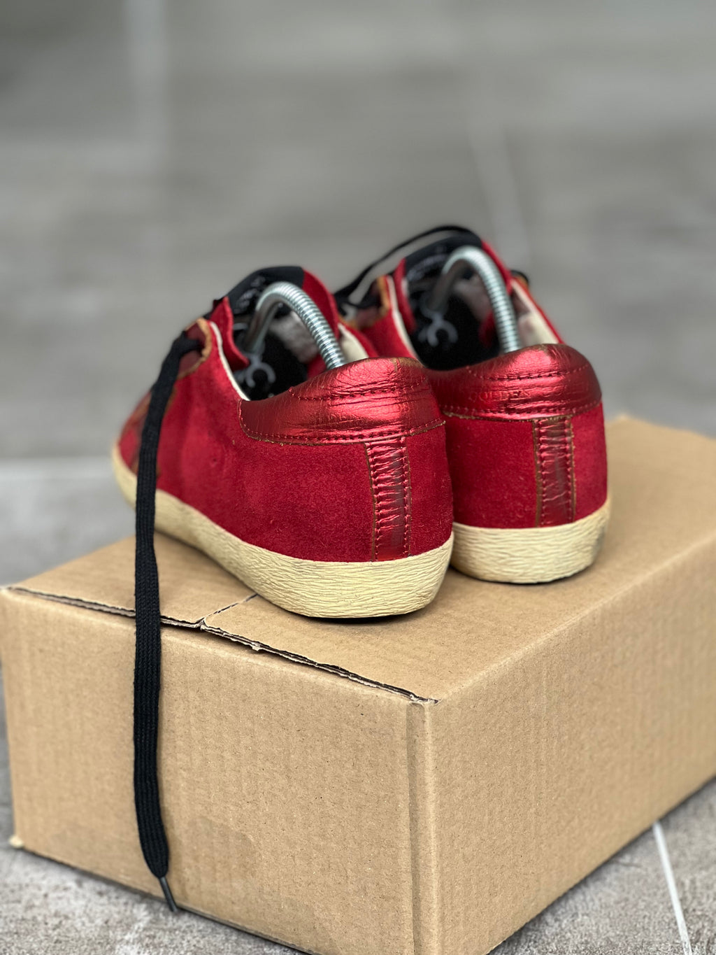Size 38 | All red Golden Goose Superstar