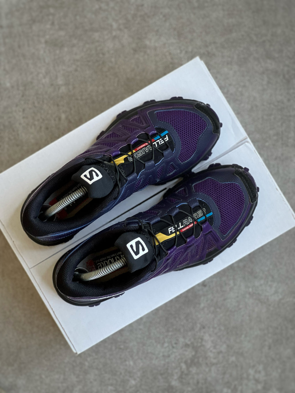 Purple Salomon Trail Running Pro Woman
