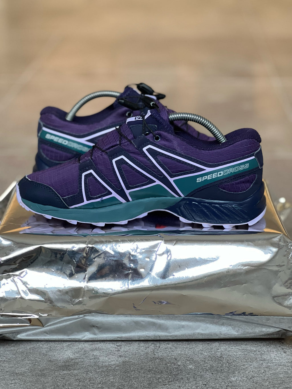 Vintage Women's Purple Salomon Outdoor Trail