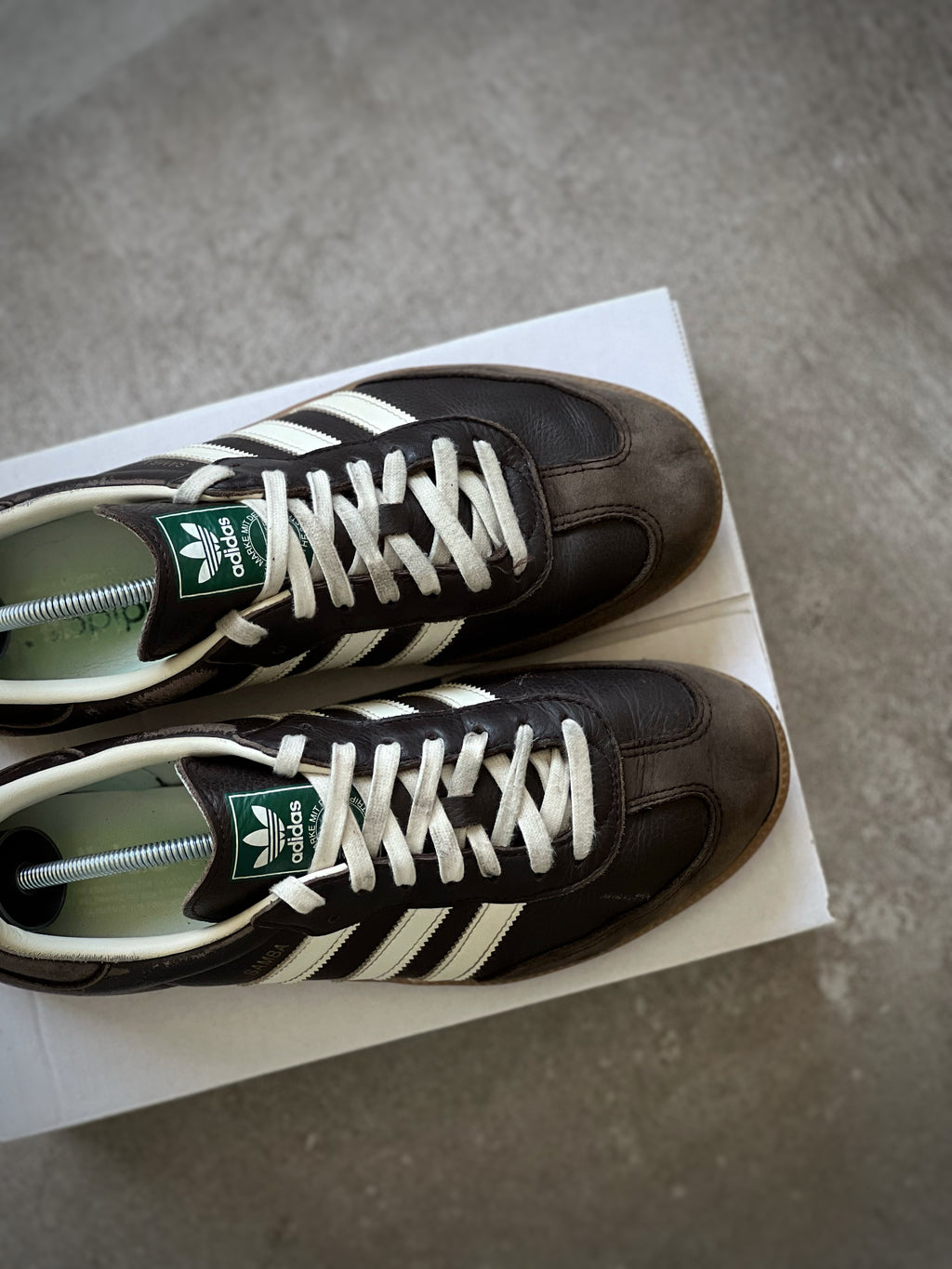 Talla 44 | Adidas Samba Brown & White Man