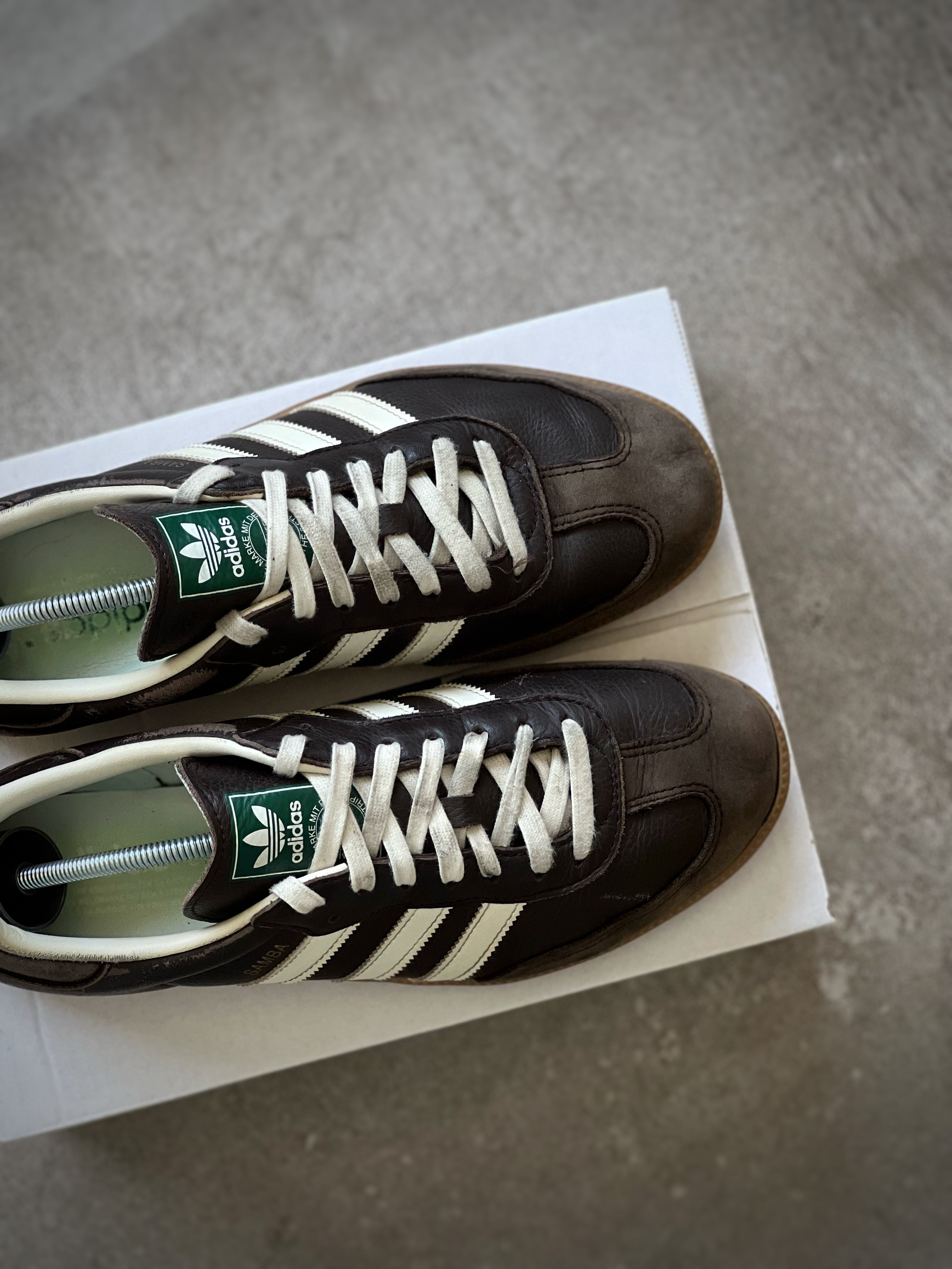 Talla 44 | Adidas Samba Brown & White Man