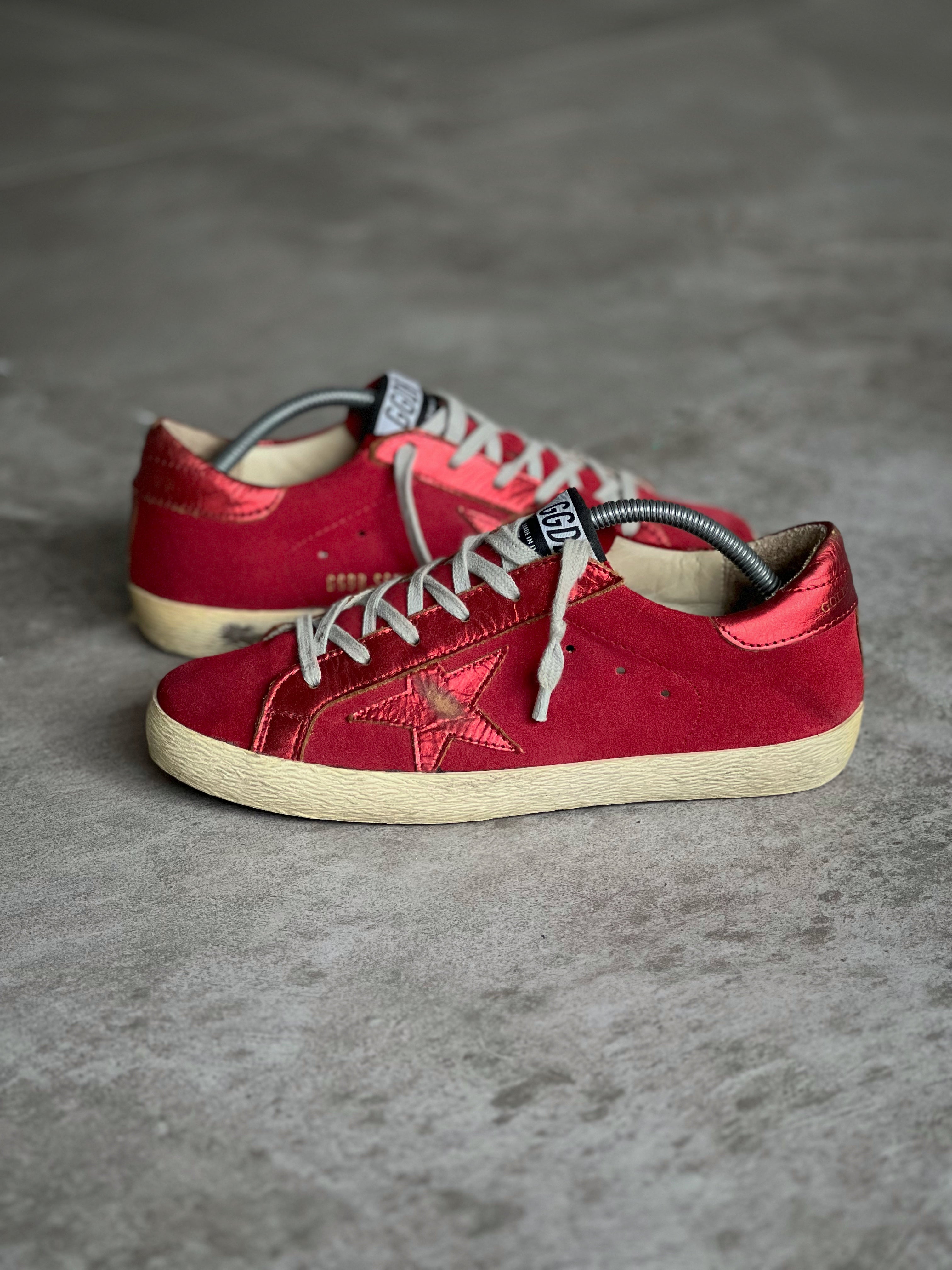 Size 38 | Golden Goose Superstar All Red Vtg