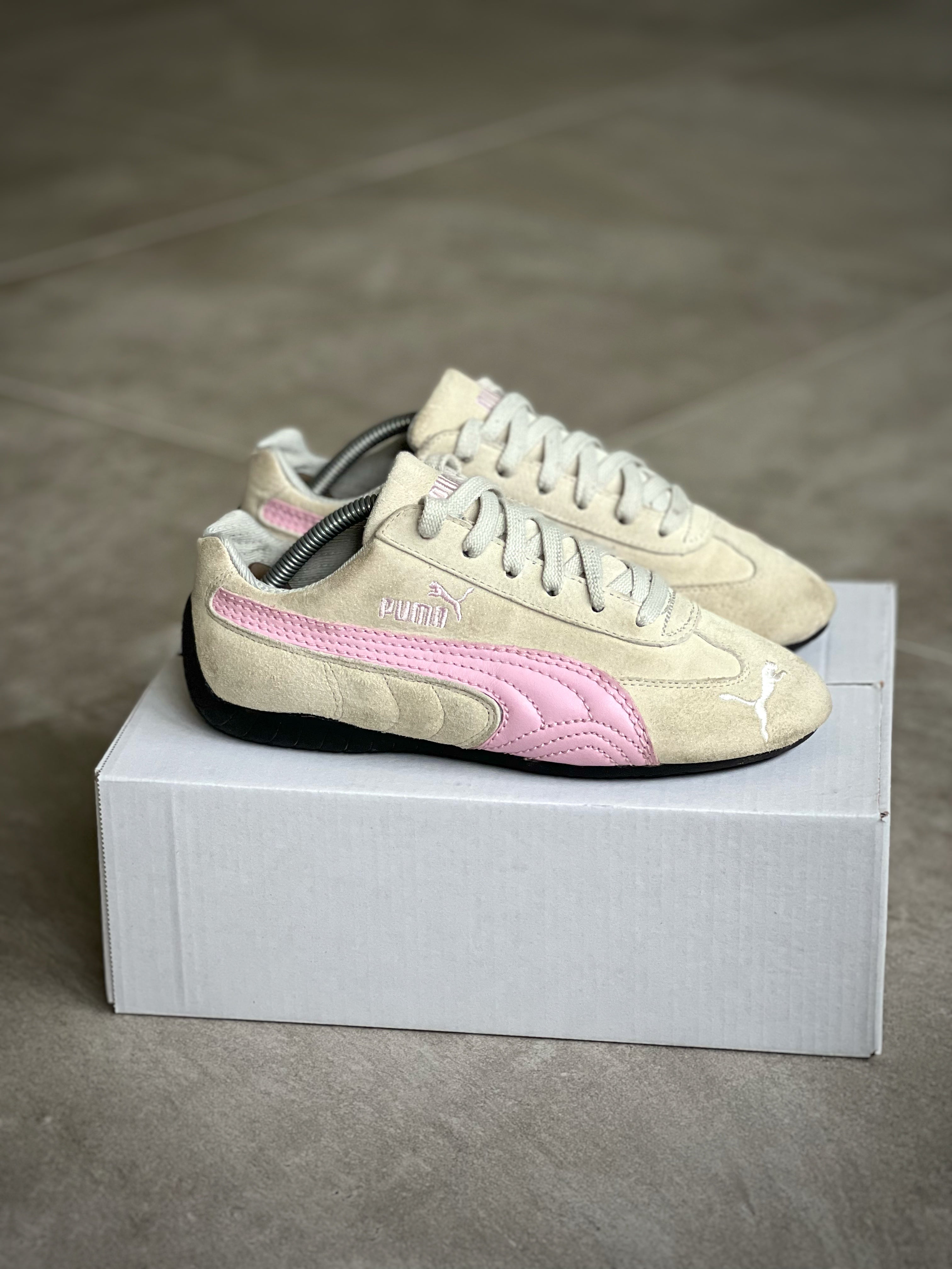 Size 38 | Puma SPEEDCAT Retro style Beige & Pink Woman