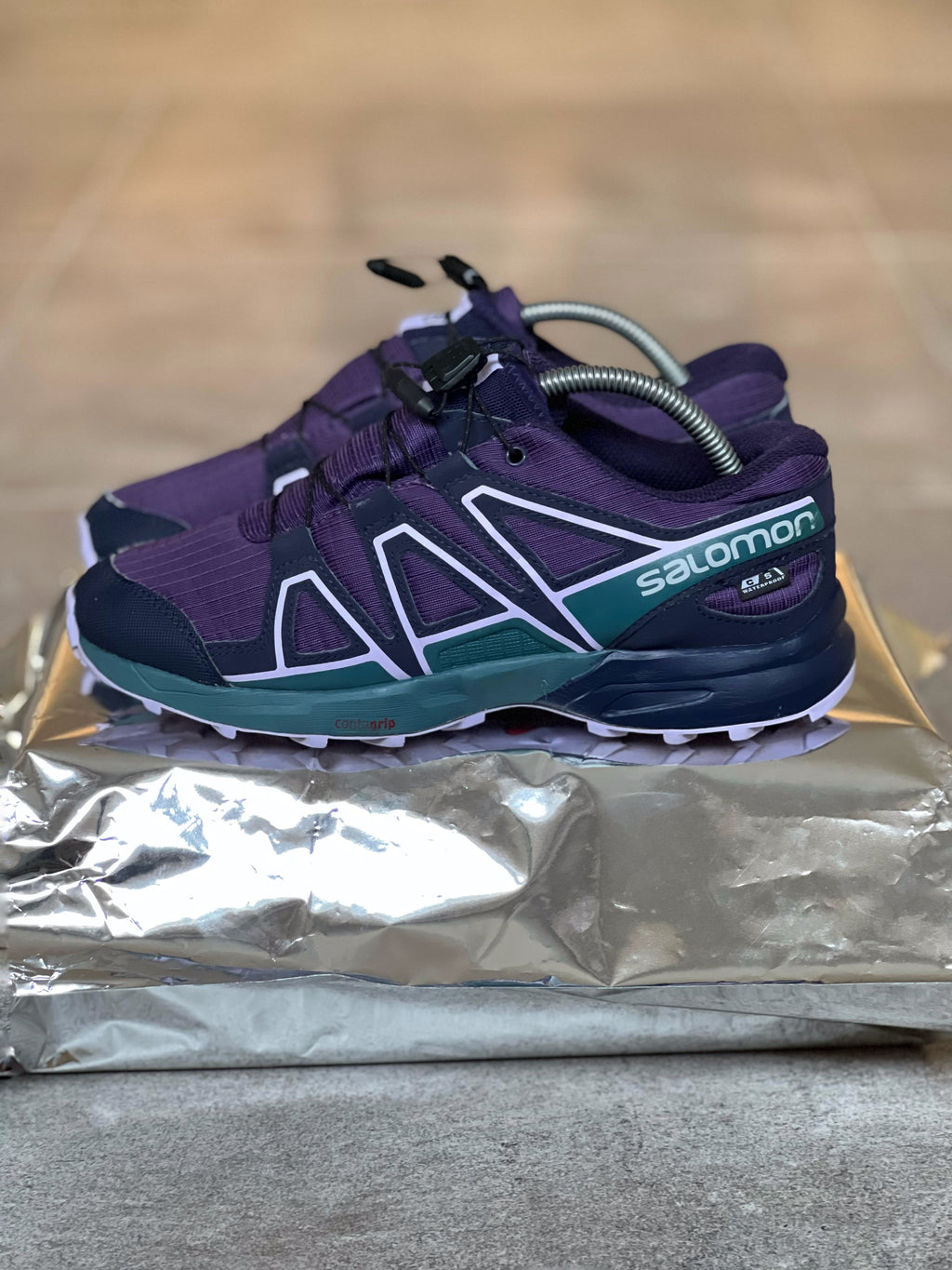 Vintage Women's Purple Salomon Outdoor Trail