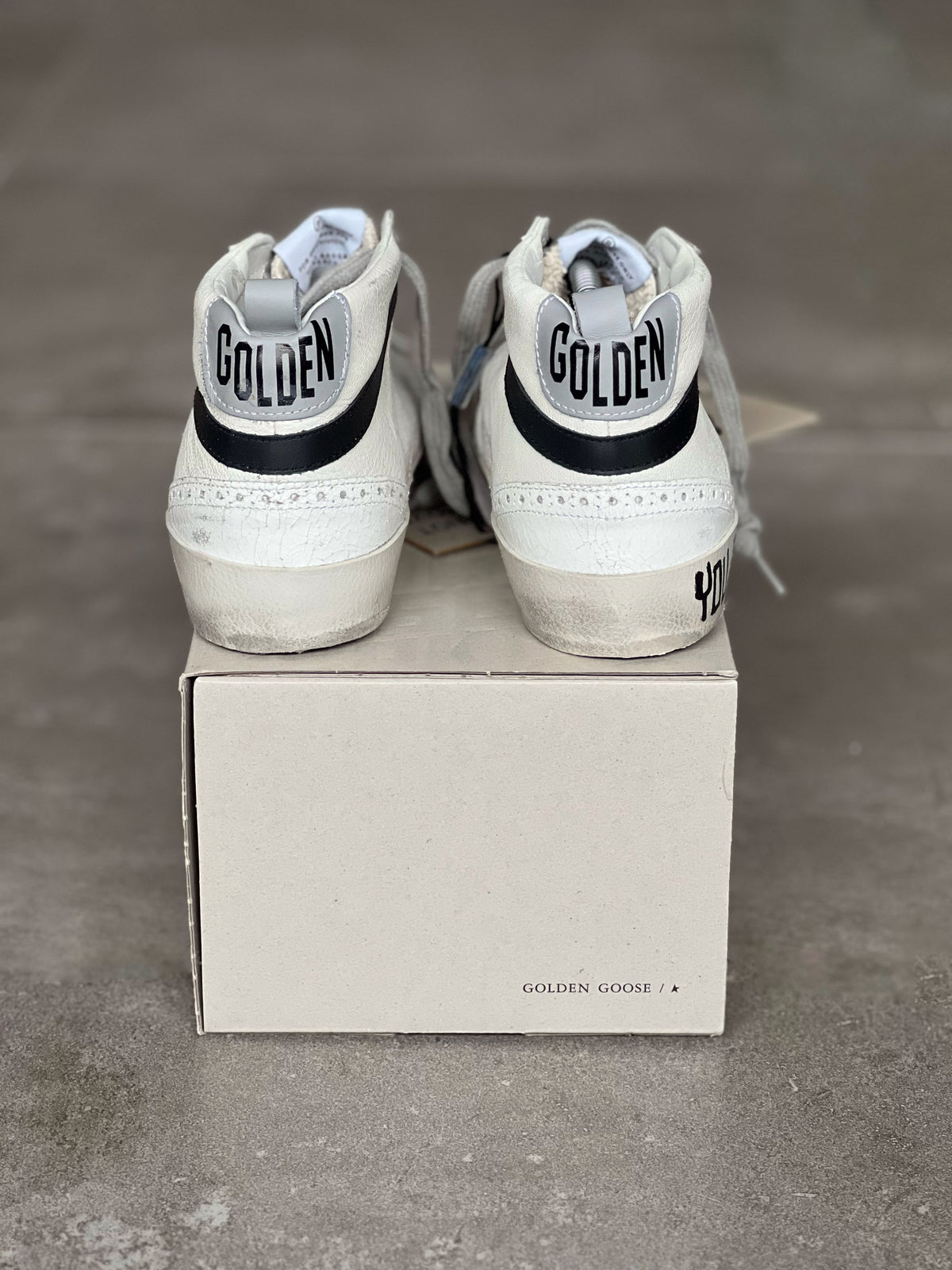 Golden Goose Mid Star Bota "You are my sunrise"