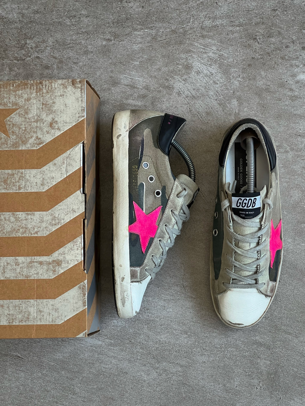 Talla 38 | Golden Goose Superstar Camuflaje