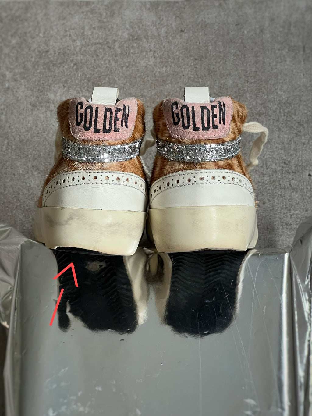 Golden Goose Mid Star Animal Print Women's sneakers