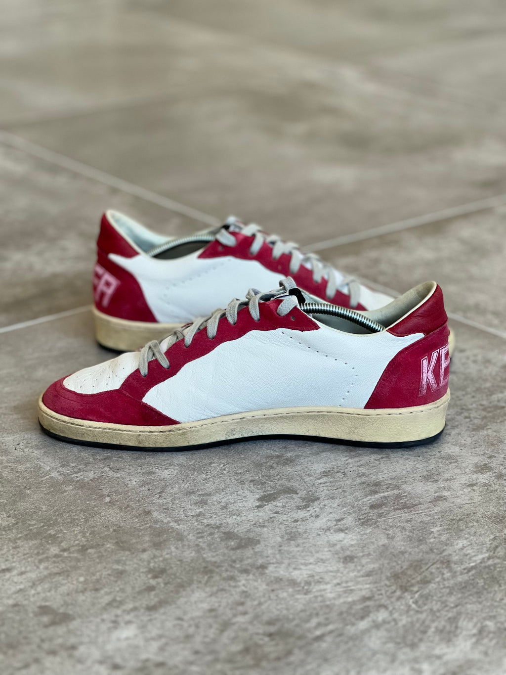 Size 42 | Golden Goose Ball Star Retro Style Red & White