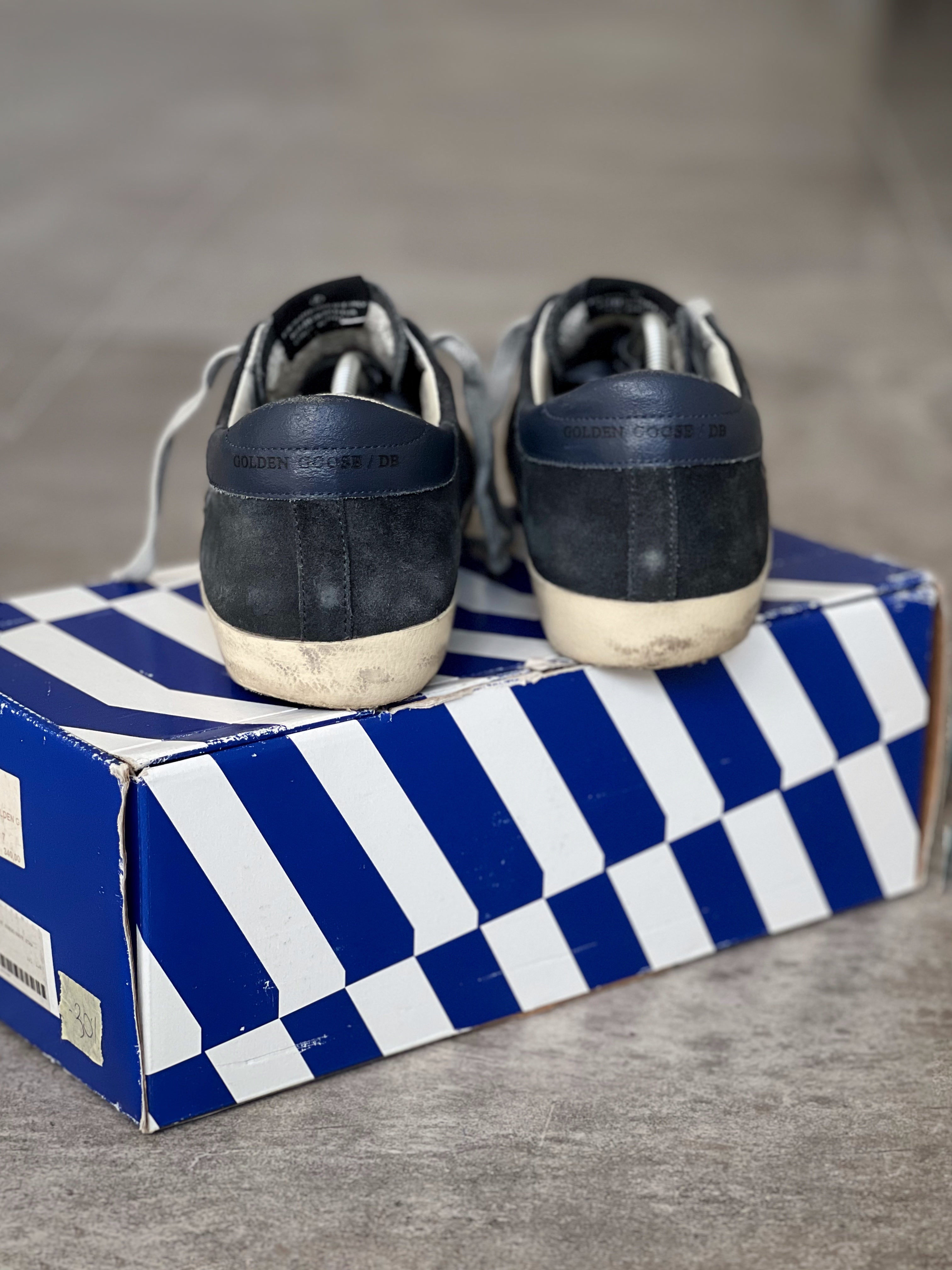 Talla 41 | Golden Goose Superstar Denim Blue Retro