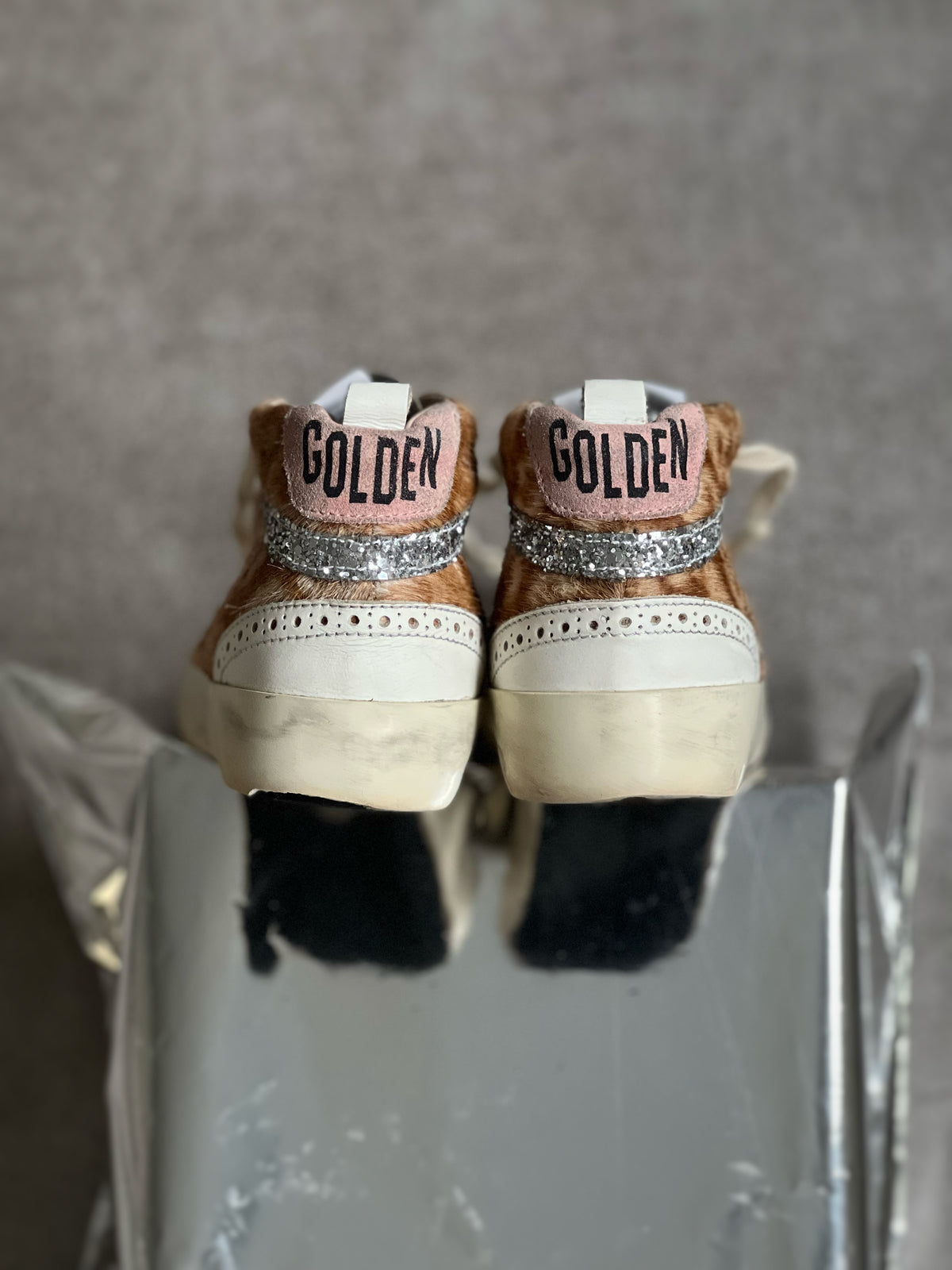 Golden Goose Mid Star Animal Print Women's sneakers