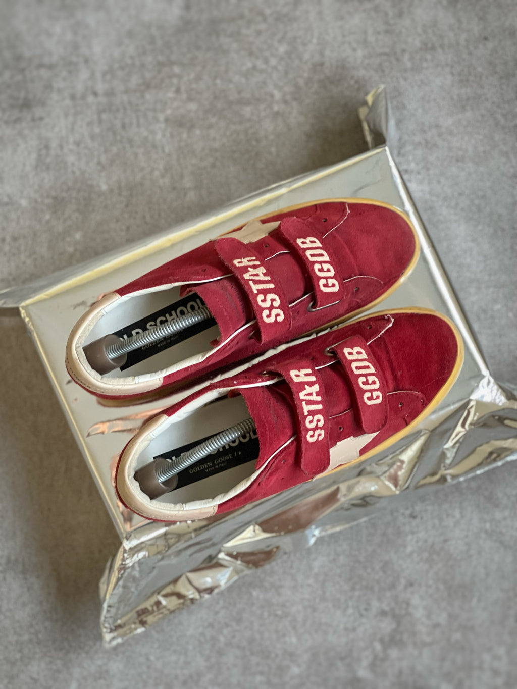 Golden Goose Old School Red & White Woman