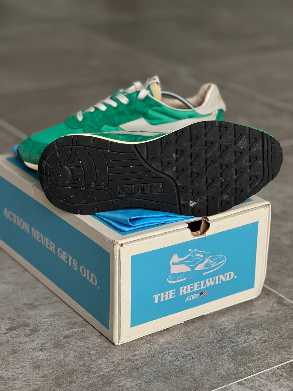 Talla 41 | Autry Reelwind Green Original Retro Style