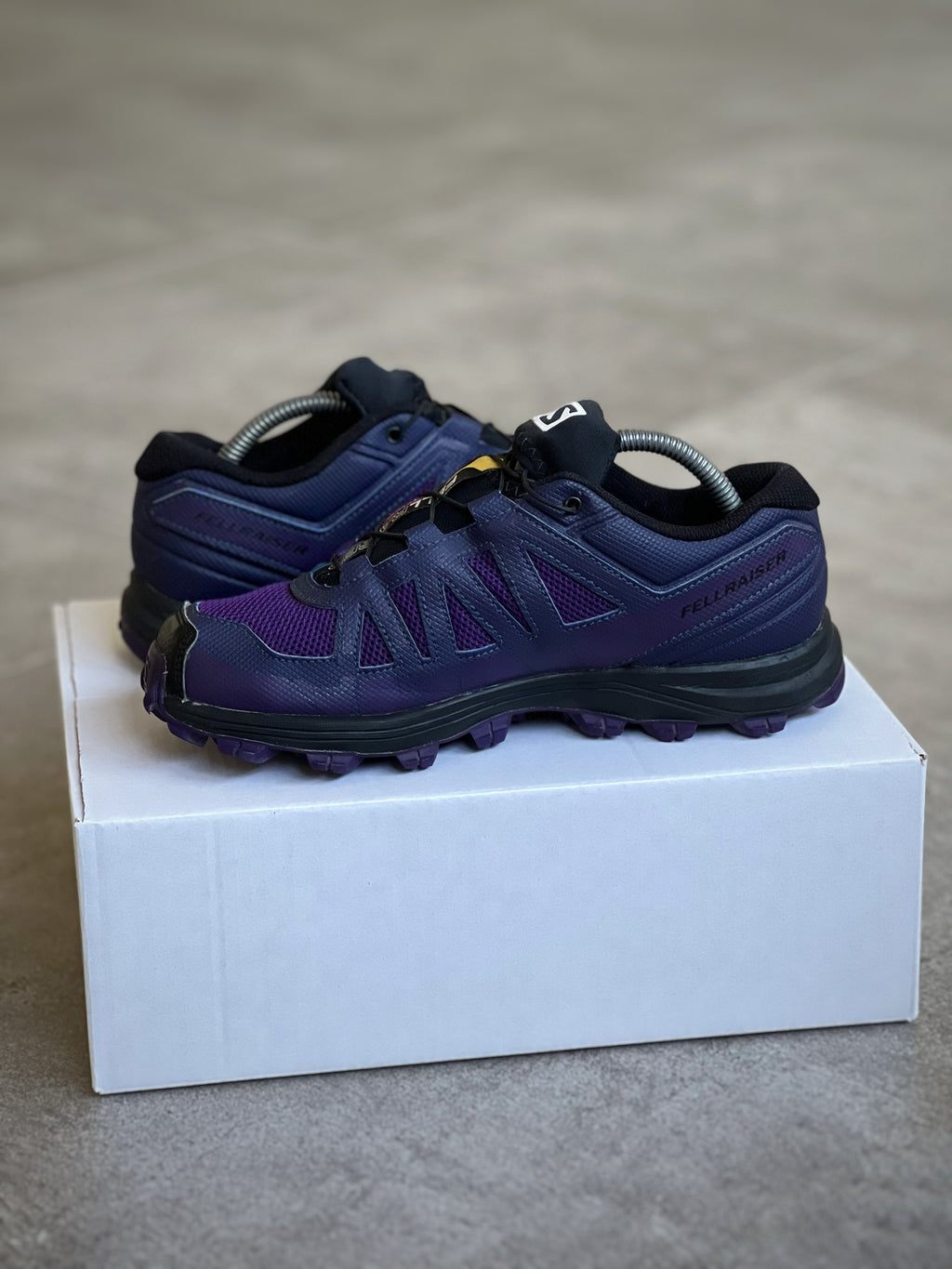 Purple Salomon Trail Running Pro Woman