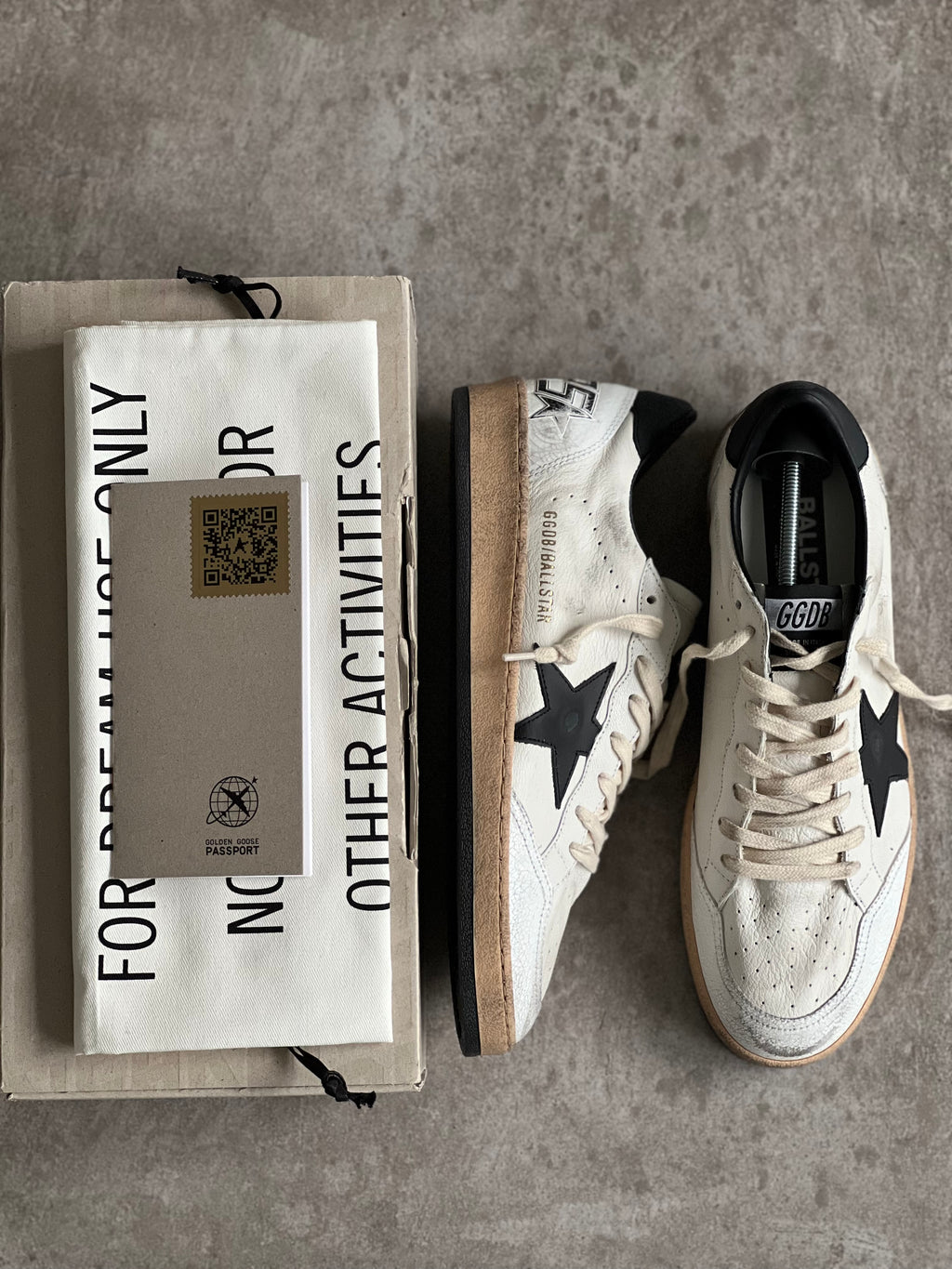 Talla 43 | Golden Goose Ball Star White & Black Classic