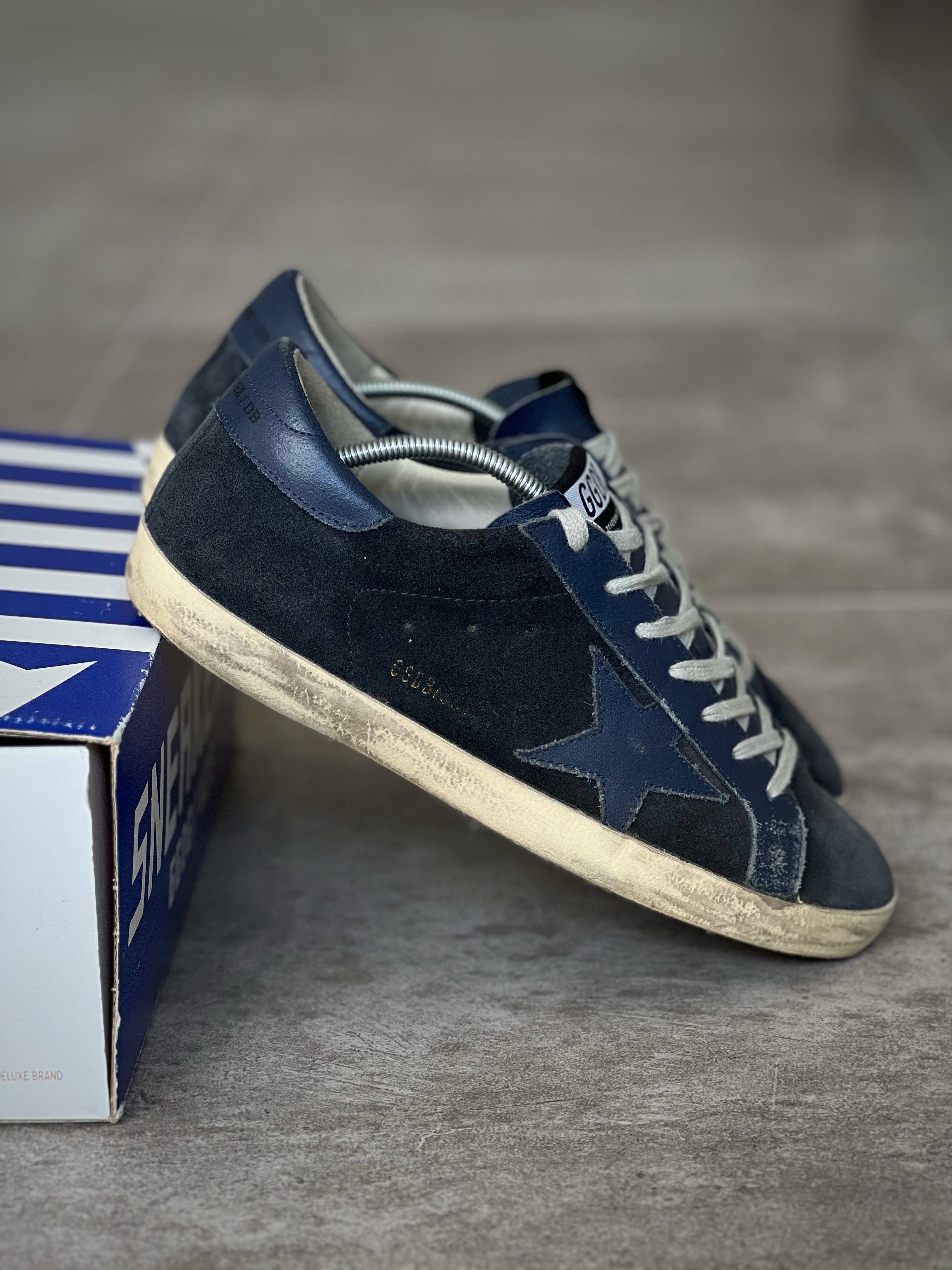 Size 41 | Golden Goose Superstar Denim Blue Retro