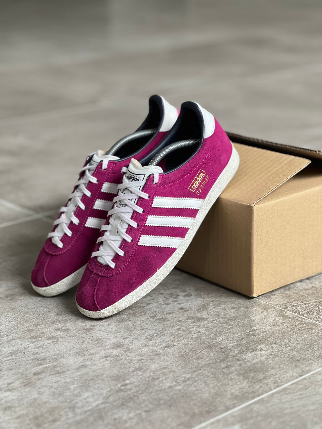 Talla 39 1/3 | Adidas Gazelle 2000’s pink / white