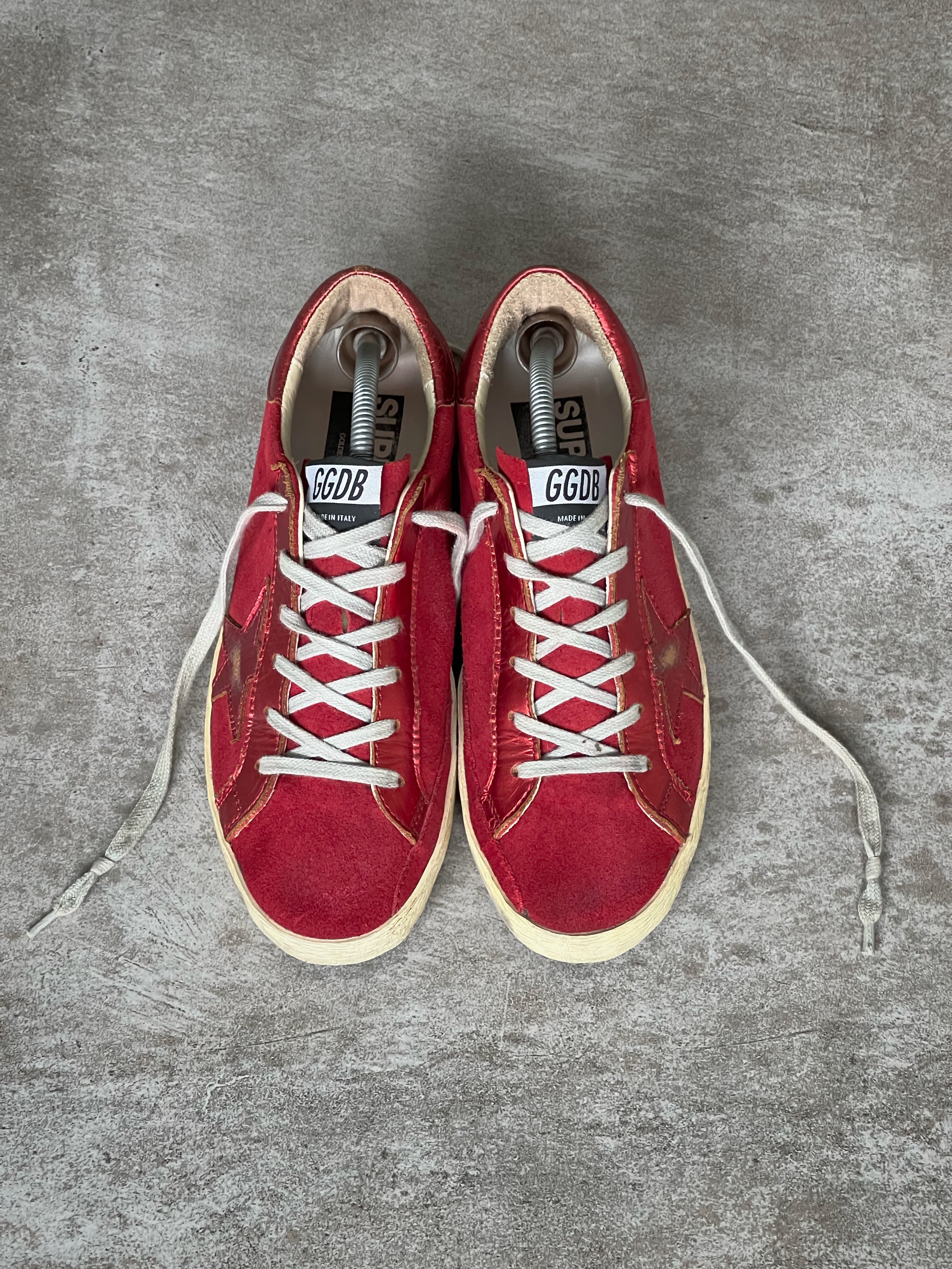 Talla 38 | Golden Goose Superstar All Red Vtg