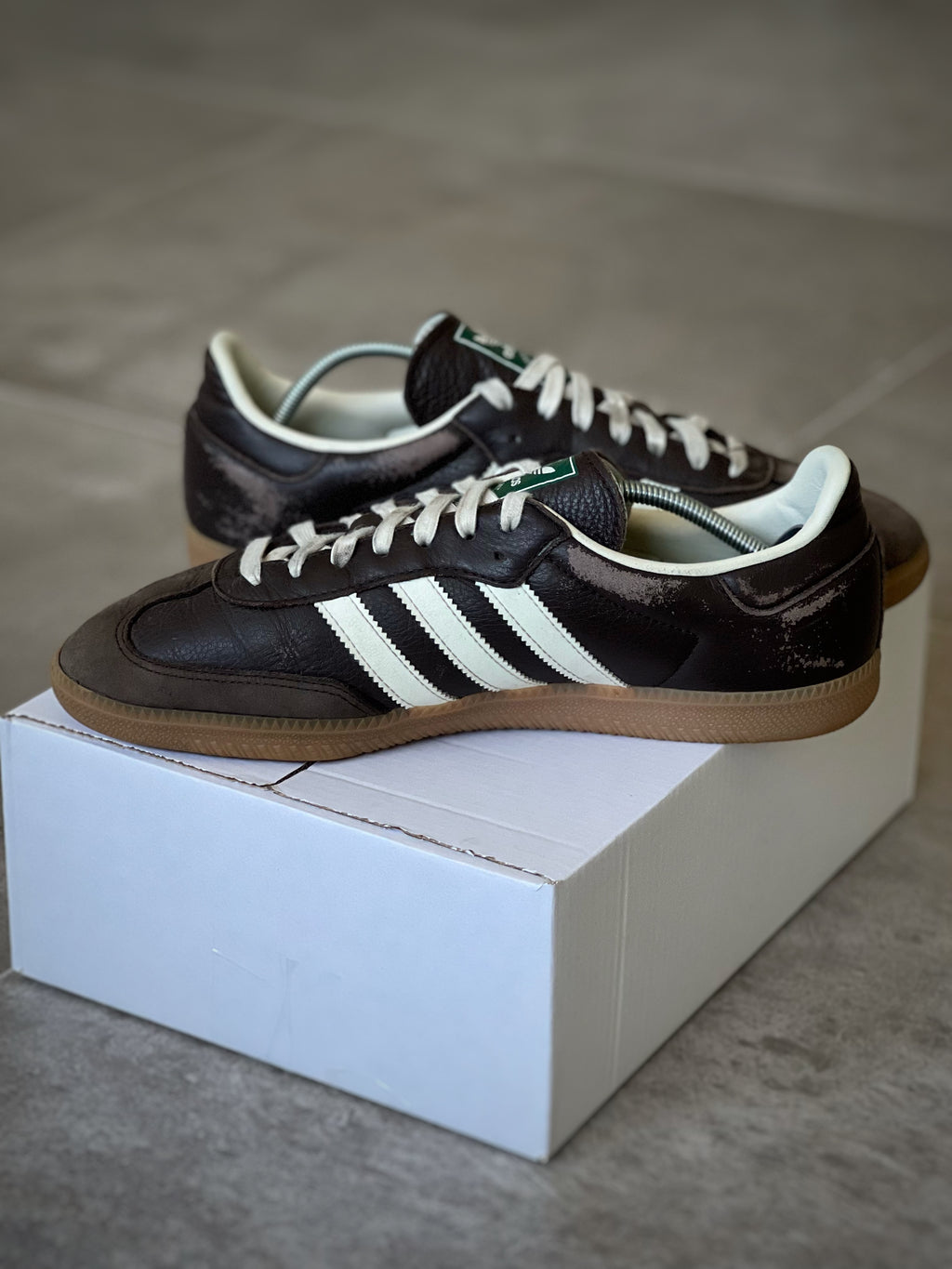 Talla 44 | Adidas Samba Brown & White Man