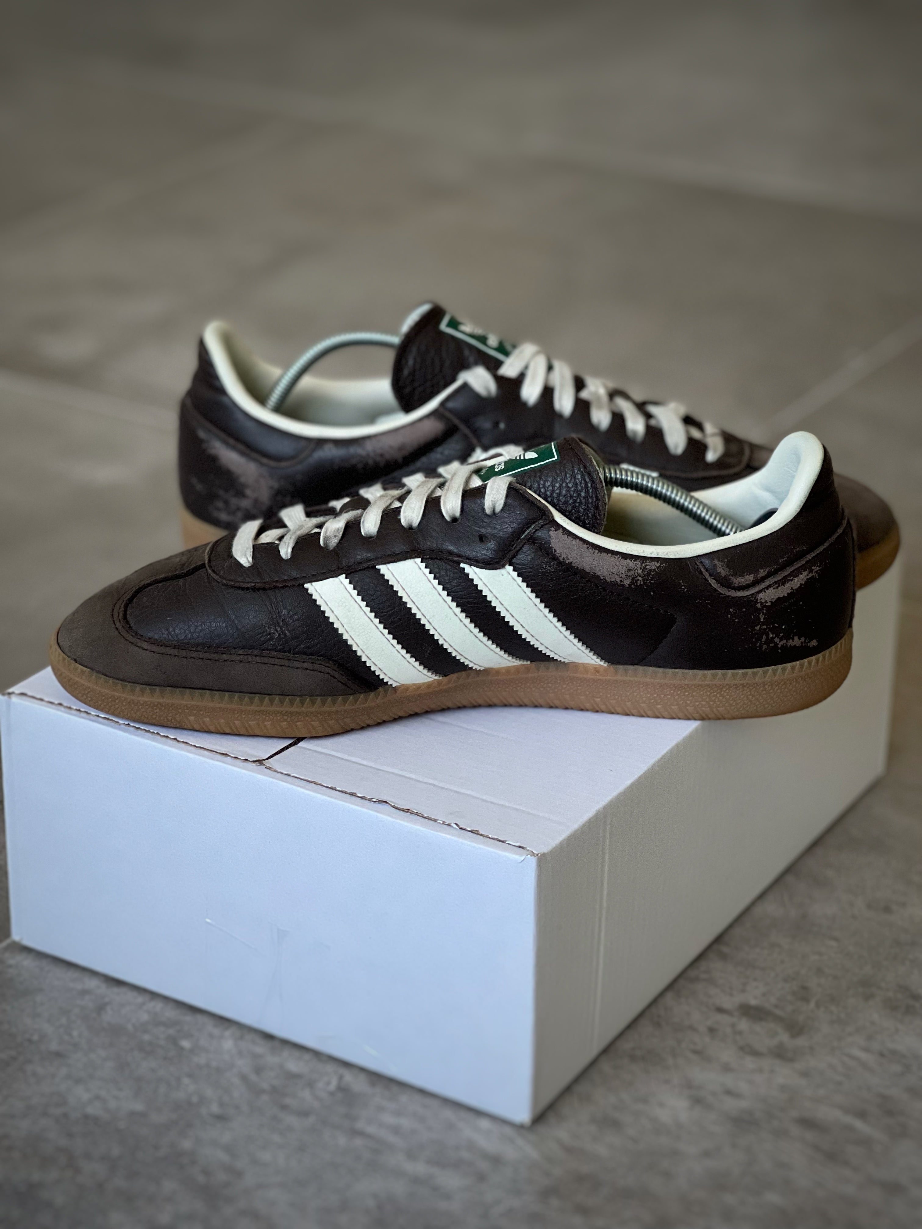 Talla 44 | Adidas Samba Brown & White Man