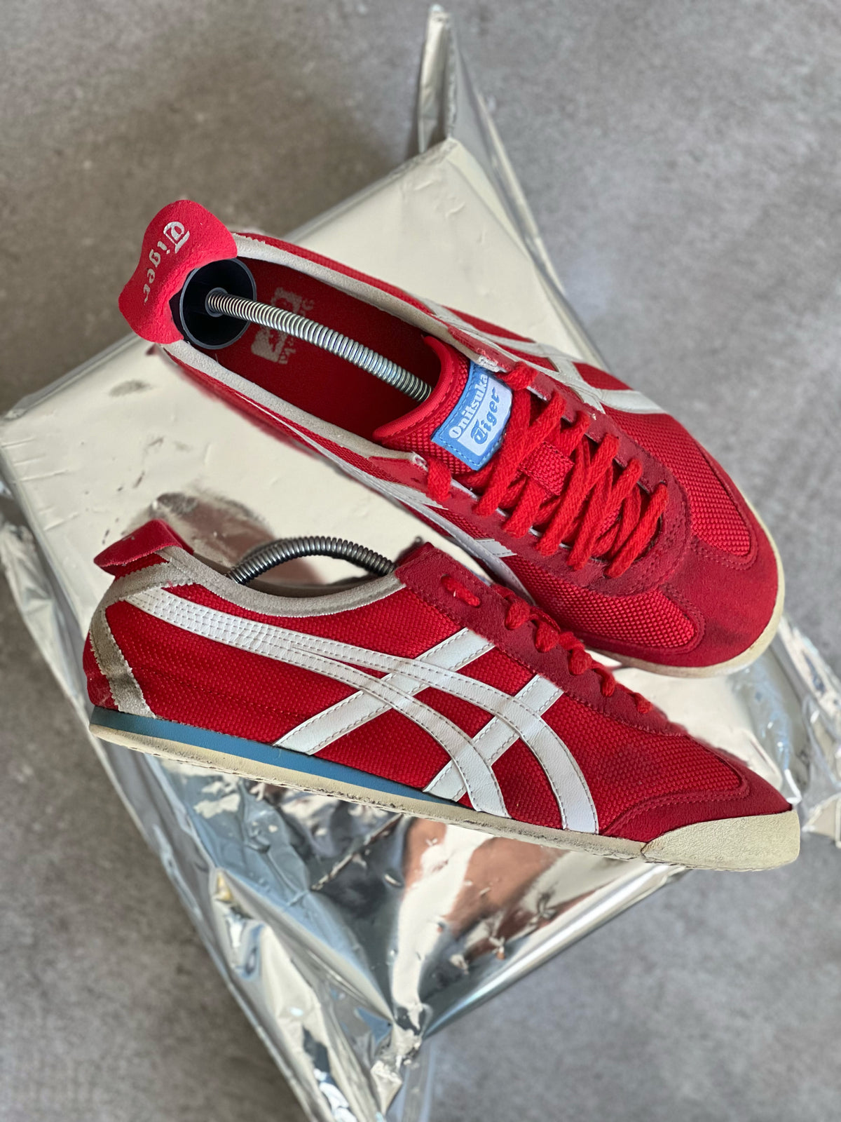 Onitsuka Tiger Mexico Red Retro Style Preloved