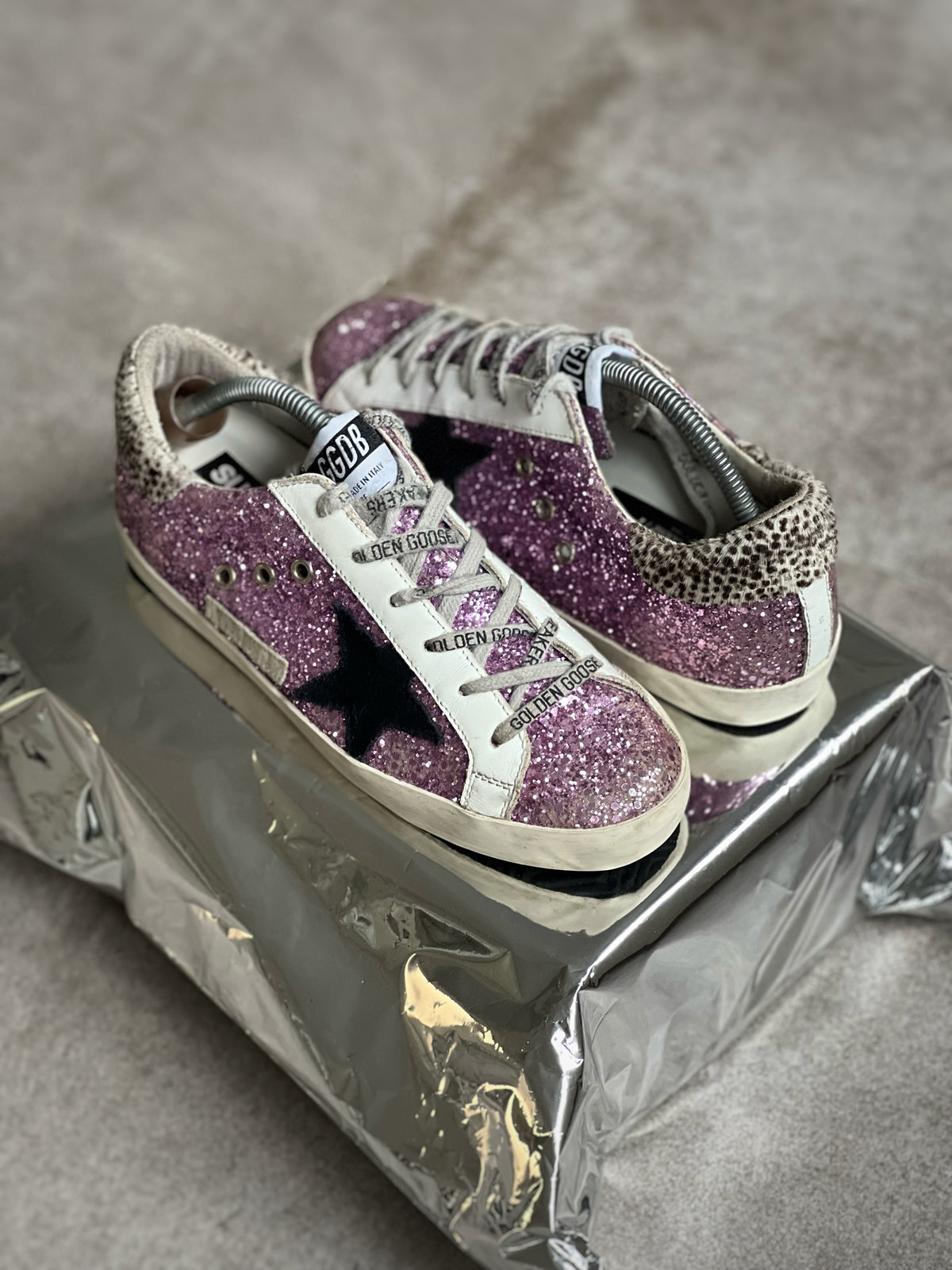 Golden Goose Superstar Purple Woman Preloved