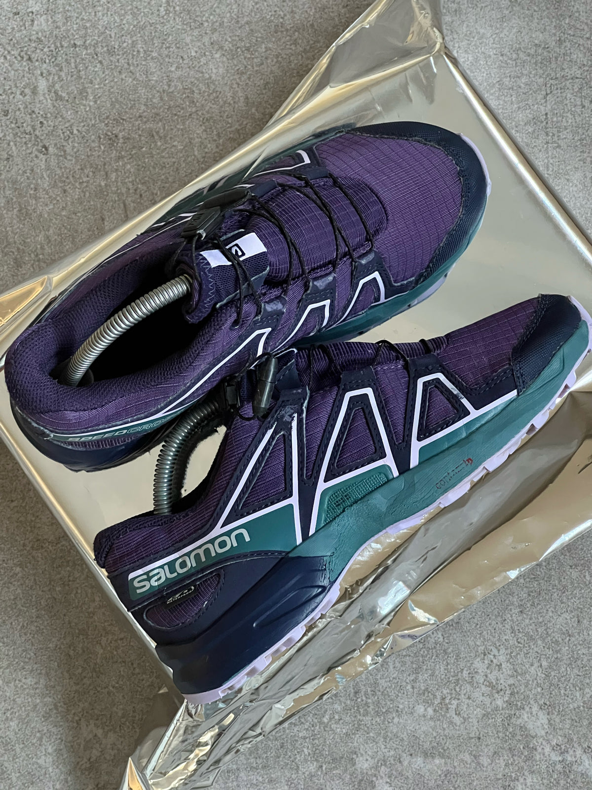 Salomon Purple Outdoor Vtg Woman Trail