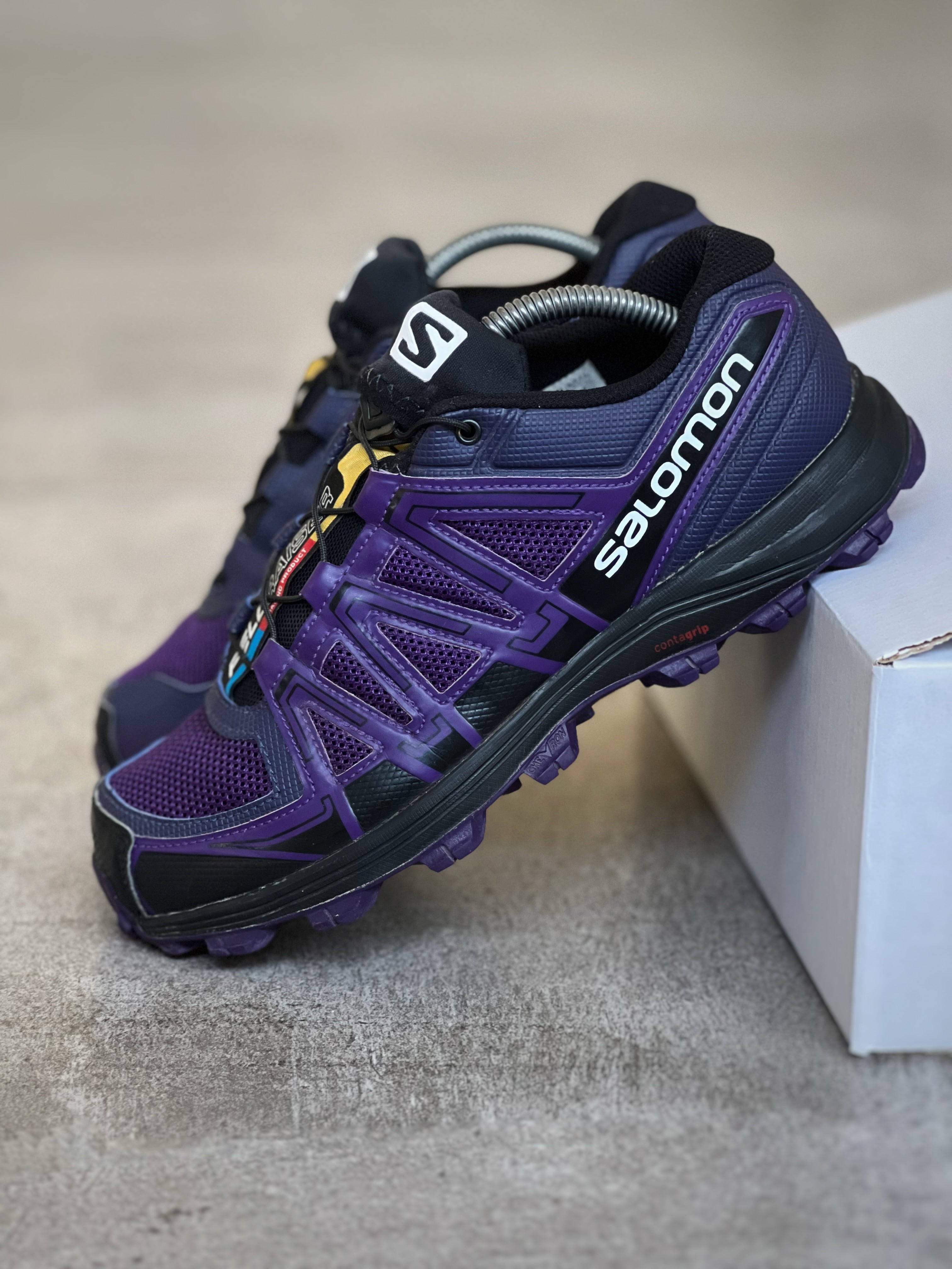 Purple Salomon Trail Running Pro Woman