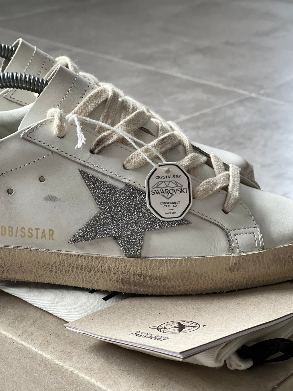 Talla 37 | Swarovsky Golden Goose Superstar