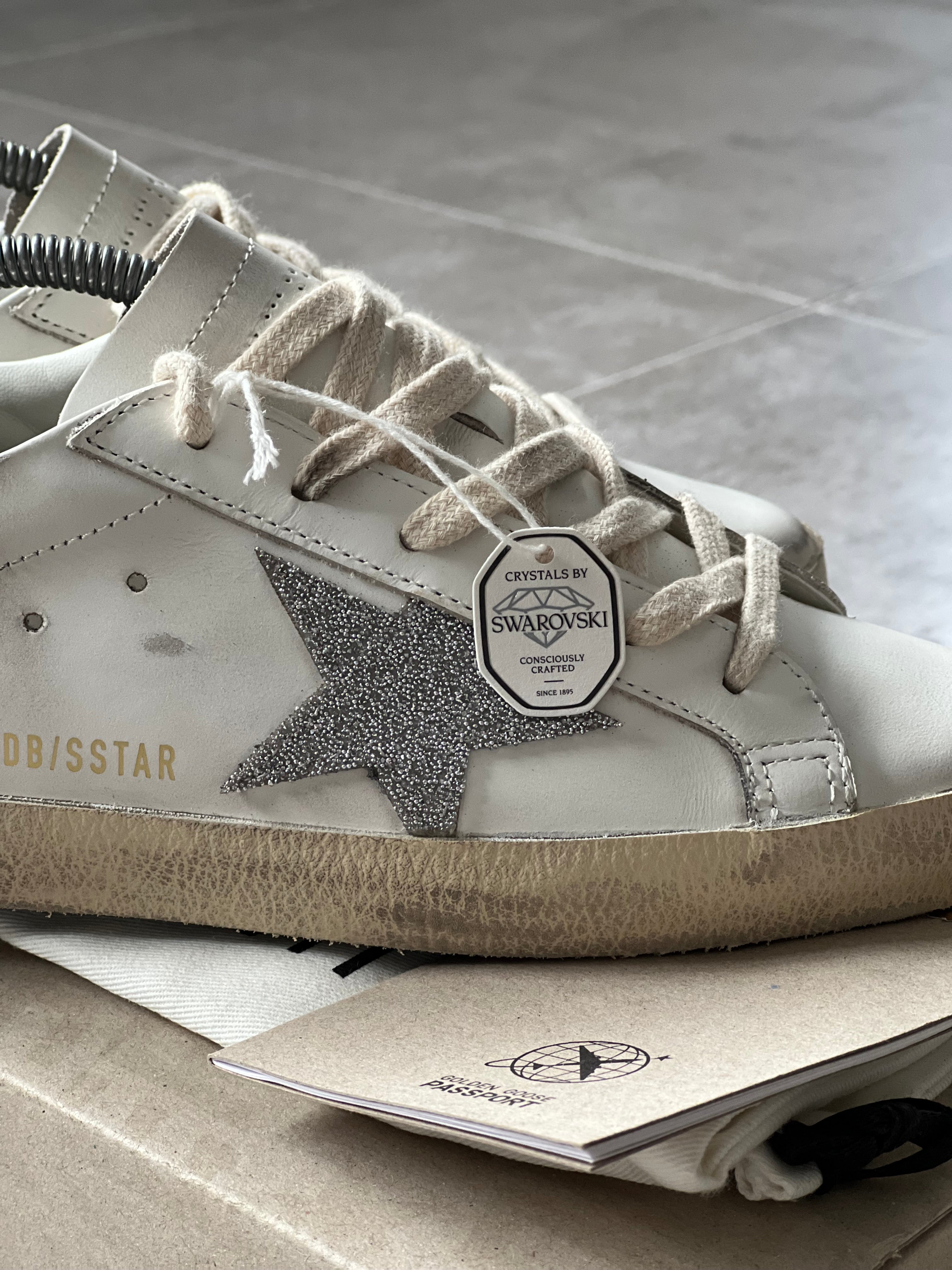 Talla 37 | Swarovsky Golden Goose Superstar