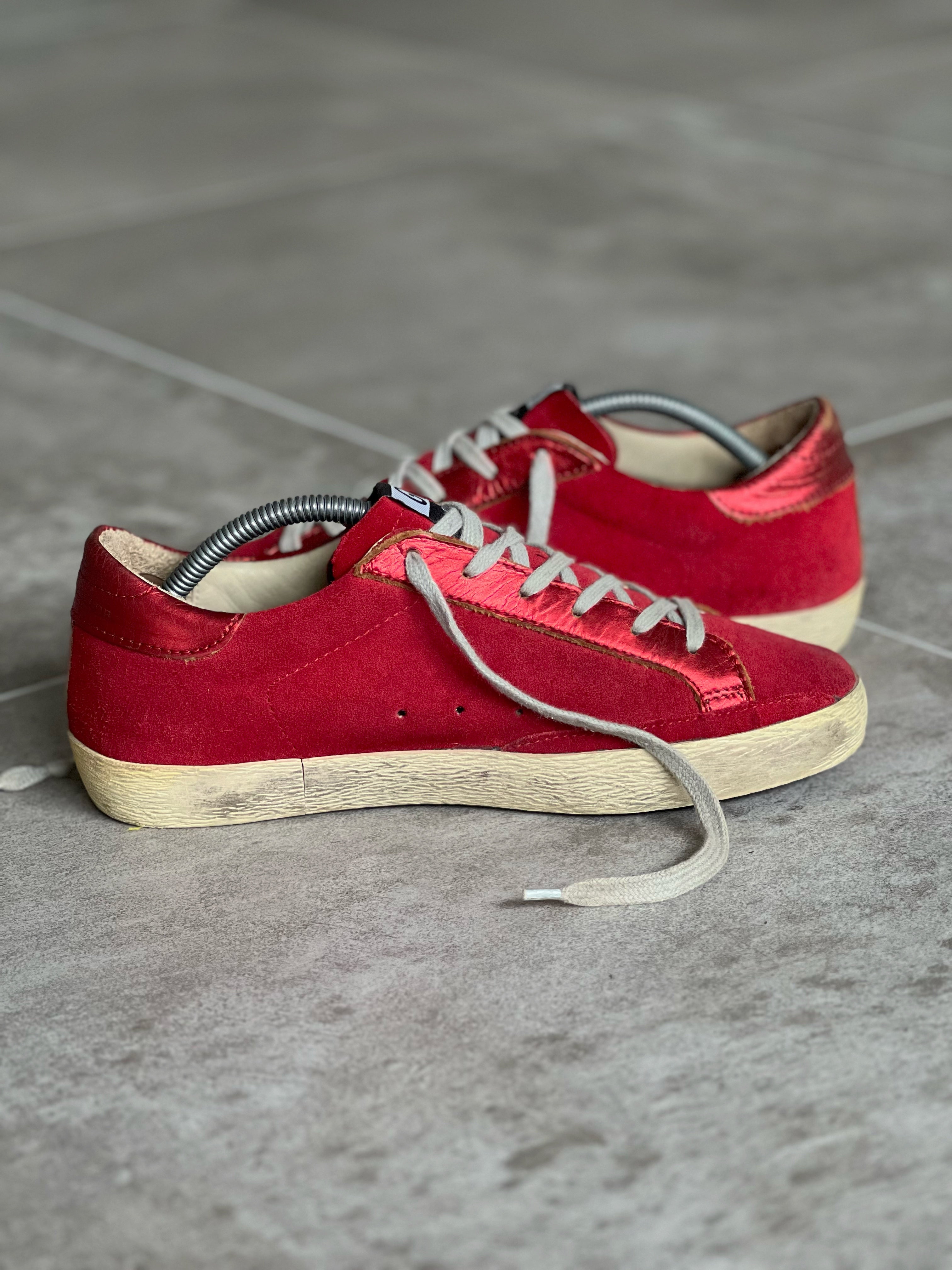 Talla 38 | Golden Goose Superstar All Red Vtg