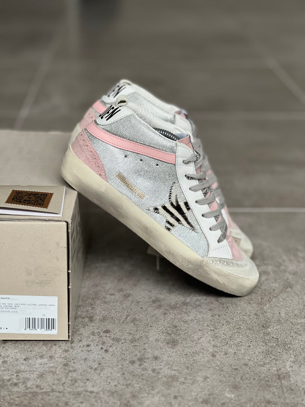 Size 37 | Golden Goose Mid Star Animal Print Limited Edition