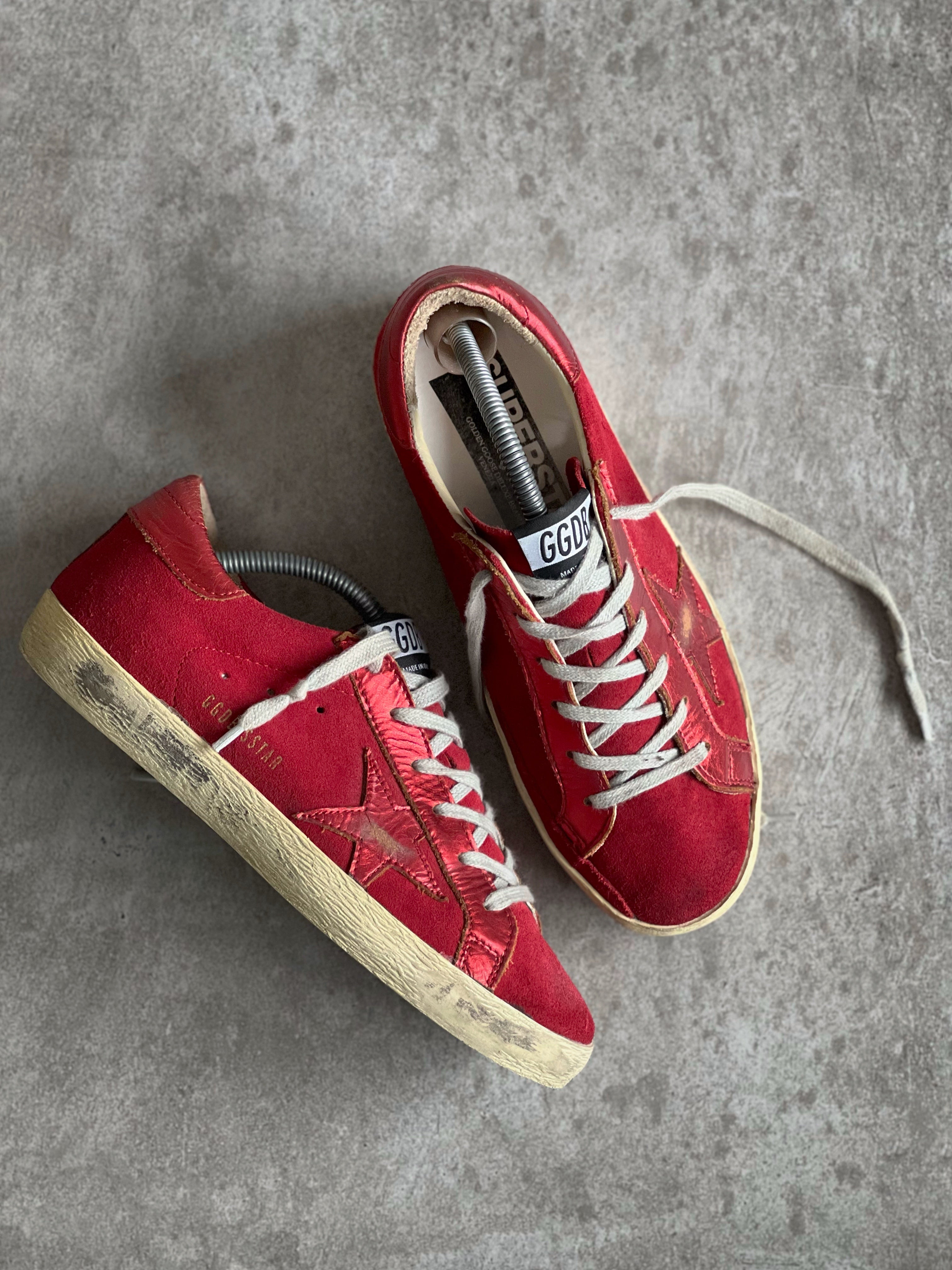 Size 38 | Golden Goose Superstar All Red Vtg
